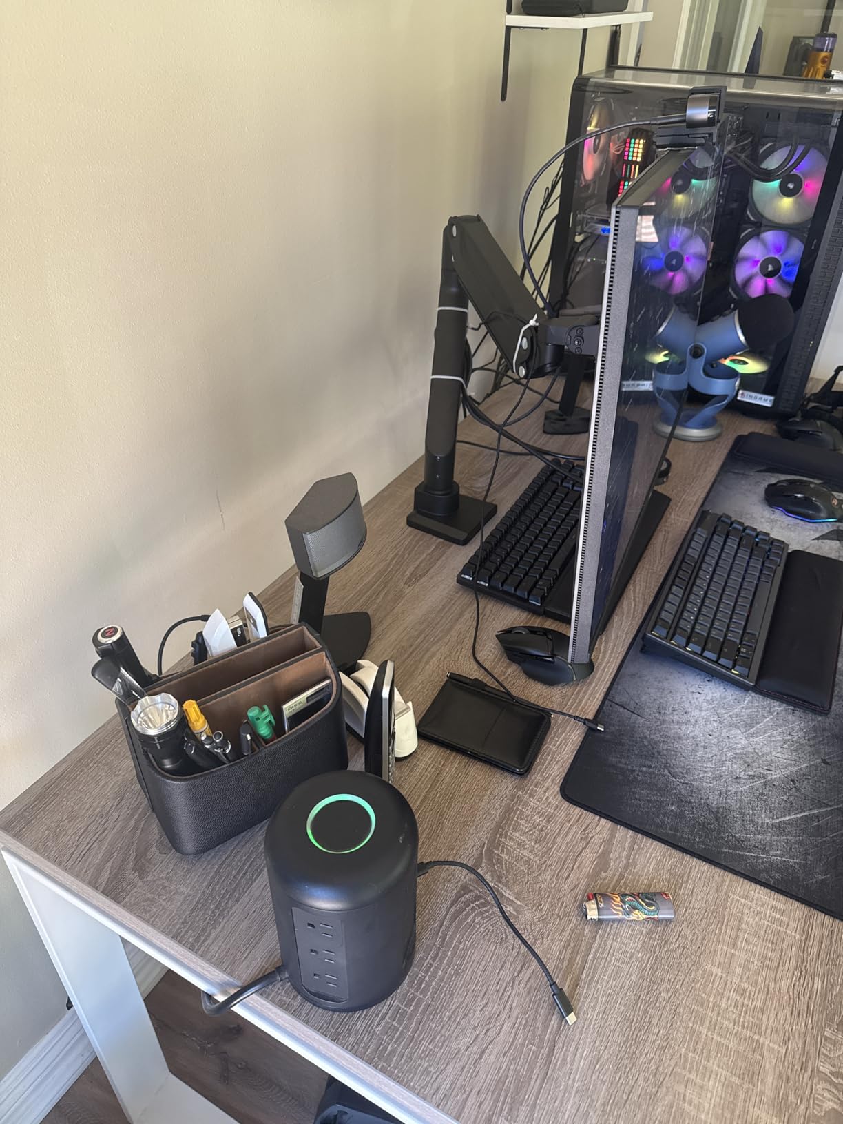 MOUNT PRO Heavy Duty Monitor Arm for Max 49 Inch Ultrawide Screens up to 44 lbs, Aluminum Premium Single Monitor Mount for Samsung Odyssey G9 and More, Adjustable Display Desk Stand, VESA 100x100mm customer photo 2