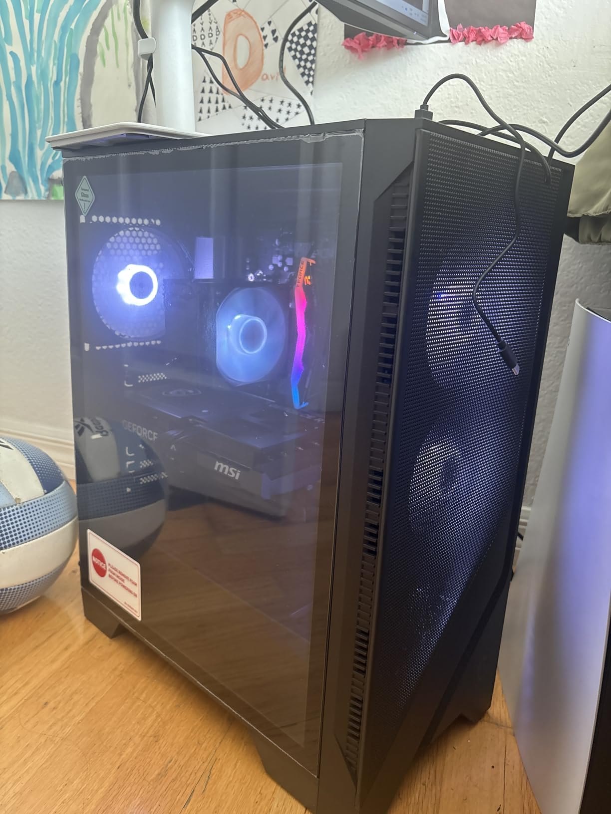 msi Codex Z2 Gaming Desktop: AMD R7-8700F, GeForce RTX 5070, 32GB DDR5, 2TB m.2 NVMe SSD, USB Type-C, VR-Ready, Windows 11 Home : A8NVP-436US customer photo 2