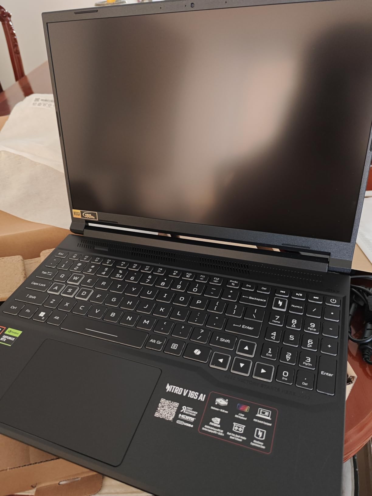 acer Nitro V 16S AI Gaming Laptop | AMD Ryzen 7 260 Processor | NVIDIA GeForce RTX 5060 Laptop GPU (572 AI Tops) | 16