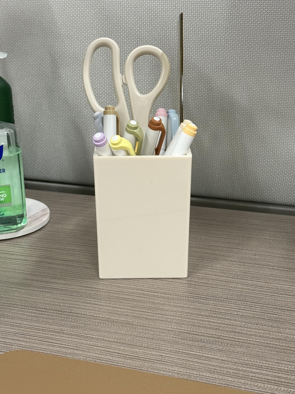 Aesthetic Desk Accessories Set - A Complete Desktop Organizer Set For Women Enhances Any Office Decor - An Office Supplies Kit w Gold Finish incl. Pen Holder, Scissors, Stapler, Tape Dispenser & More customer photo 1