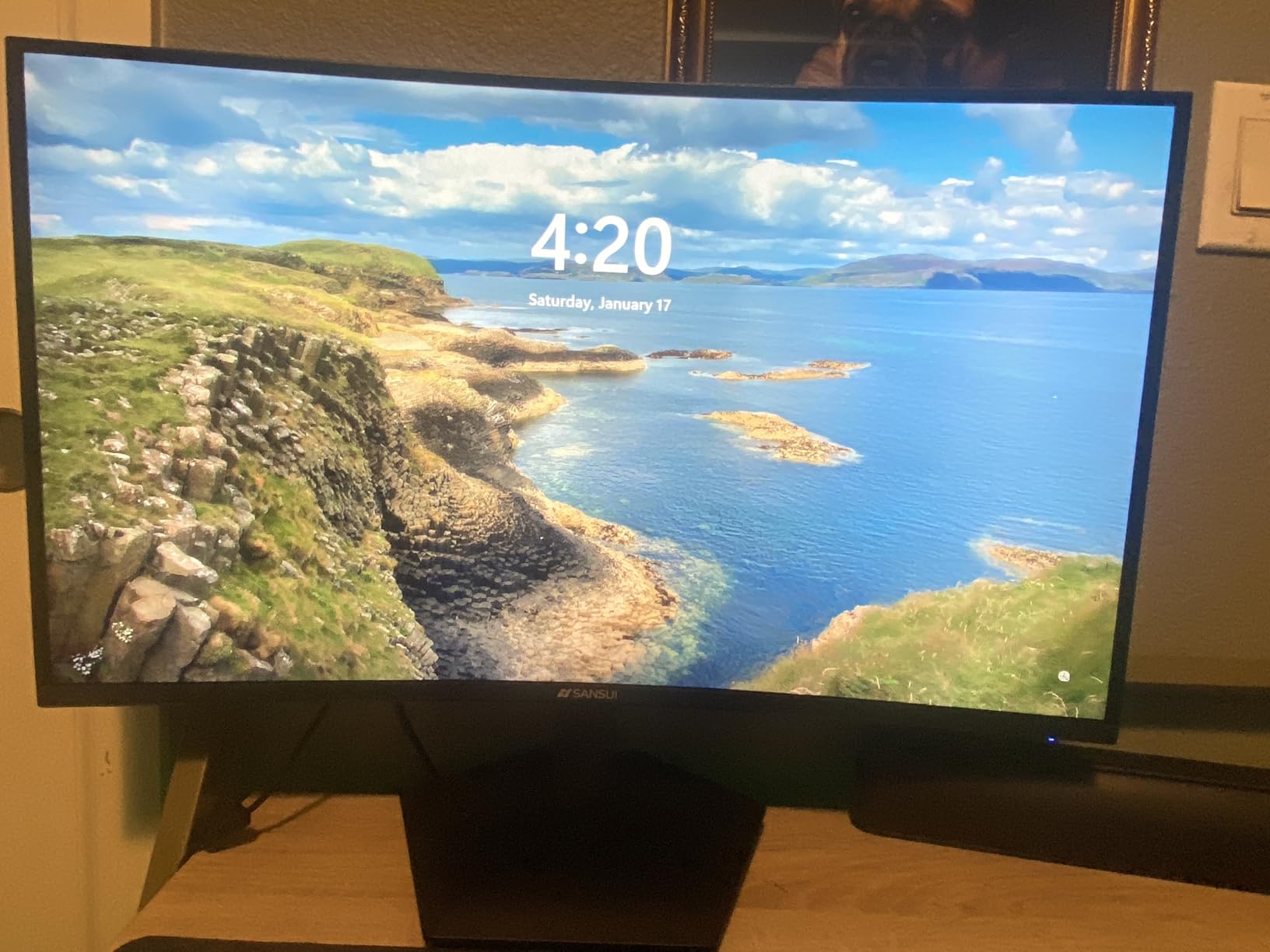 SANSUI 27 Inch Curved 160Hz Gaming Monitor, 1500R Curved Computer Gaming Monitor FHD 1080P, 4000:1, 110% sRGB, FPS/RTS, 1Ms MPRT|FreeSync|HDR|Low Blue Light|HDMI DP| VESA Support, HDMI Cable Incl. customer photo 2