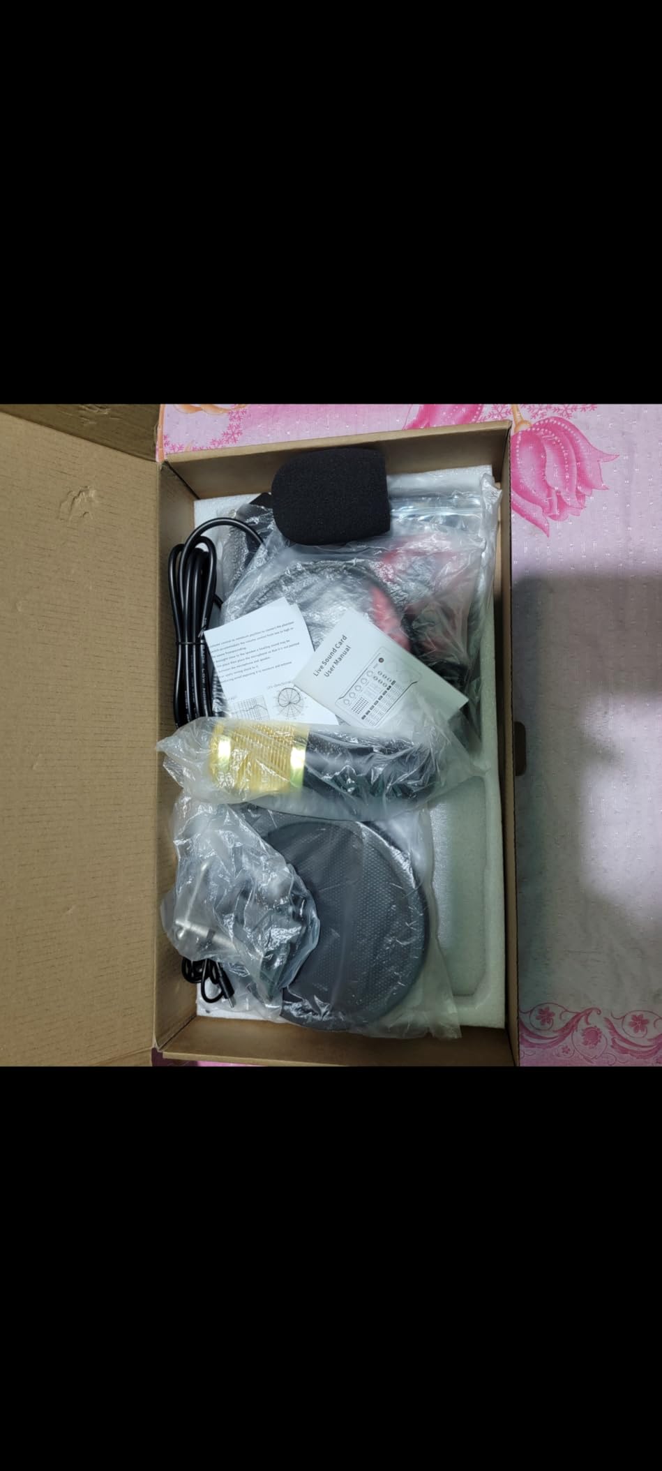 ALSO GO Podcast Equipment Bundle, Podcast Equipment with BM-800 Microphone(Gold) & F998 Sound Card, Recording Studio Equipment for Podcasting, Singing, Gaming, and Live Streaming YouTube Tiktok customer photo 1