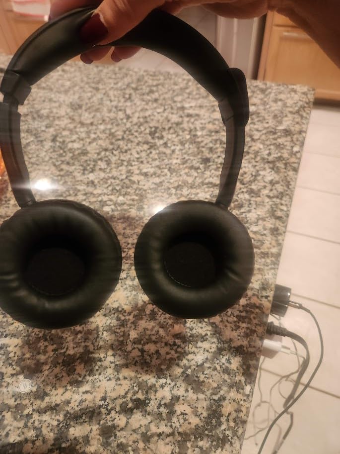 LEVN Bluetooth Headset with Microphone, 60 Hrs Working Time Dual Connection Bluetooth Headphones with Mic, Wireless Headset with Mic for Work/Video Meetings/Phone/Call Center/PC/Music/Zoom/Teams customer photo 1