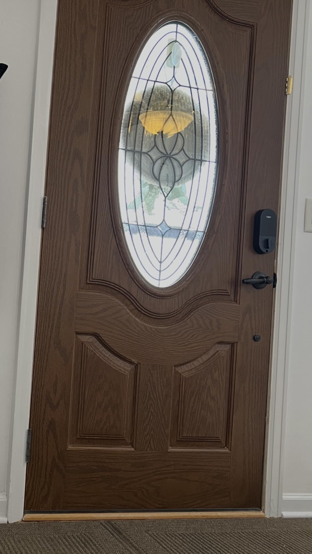 Tapo Smart Wi-Fi Deadbolt Door Lock - Keyless Tactile Buttons, Customized Access with in-App Monitoring, Auto-Lock, IP54 Weatherproof, BHMA Grade 3, Compatible with Standard Door Sizes, Tapo DL100 customer photo 1