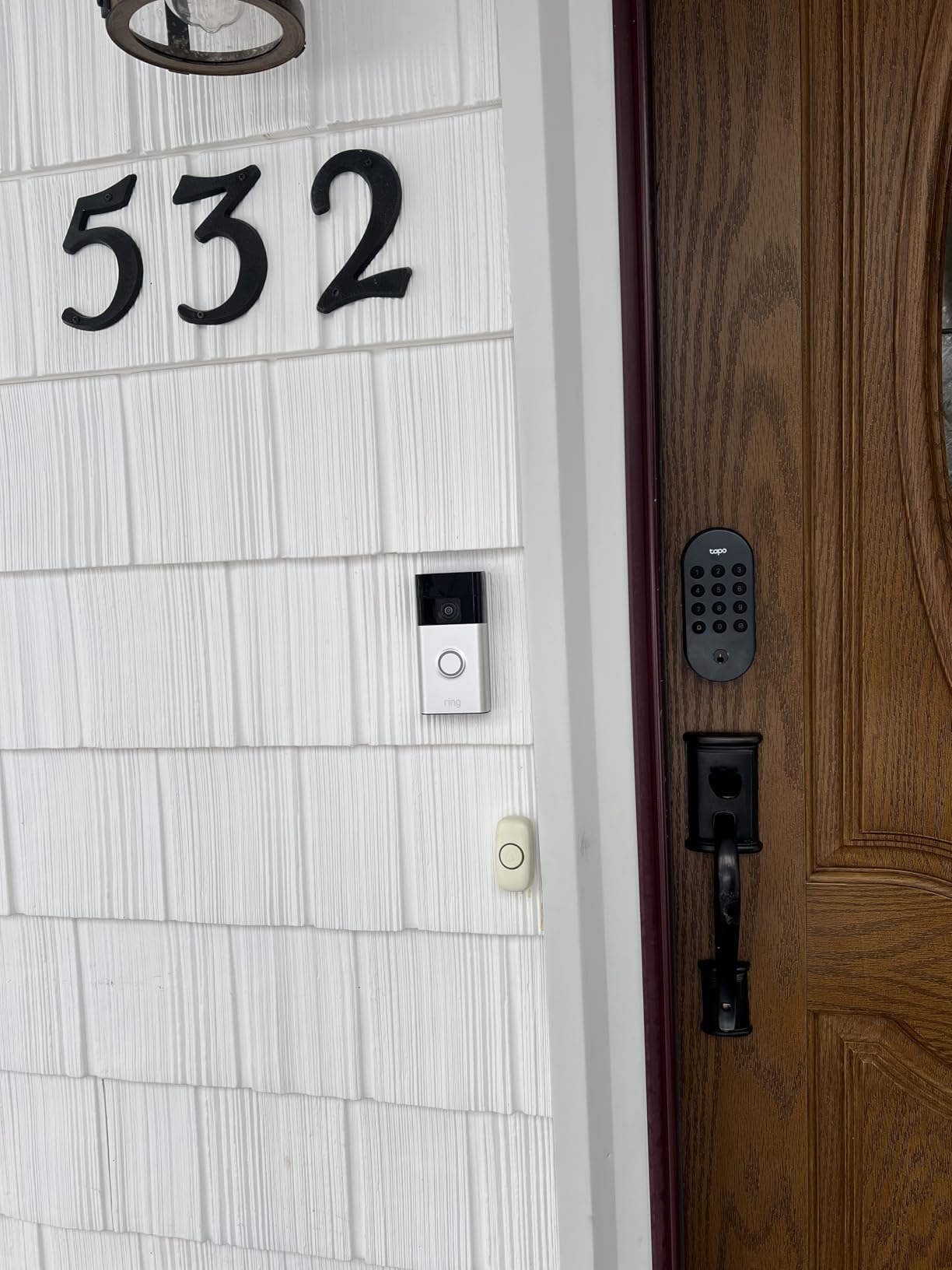 Tapo Smart Wi-Fi Deadbolt Door Lock - Keyless Tactile Buttons, Customized Access with in-App Monitoring, Auto-Lock, IP54 Weatherproof, BHMA Grade 3, Compatible with Standard Door Sizes, Tapo DL100 customer photo 2