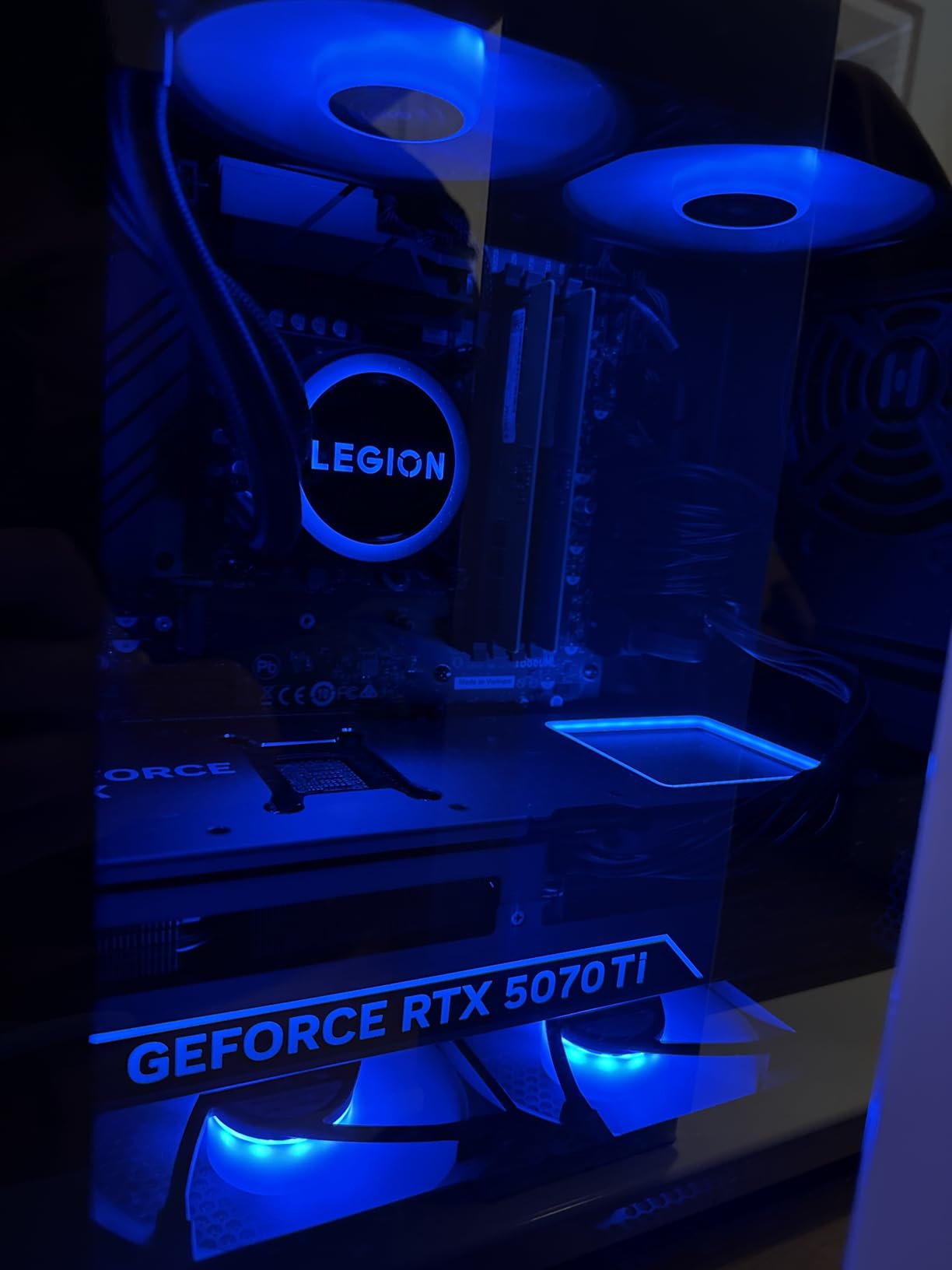 Lenovo Legion Tower 5i - AI-Powered Gaming PC - Intel Core Ultra 7 265F Processor - NVIDIA GeForce RTX 5070 Ti Graphics - 32 GB Memory - 1 TB Storage customer photo 1