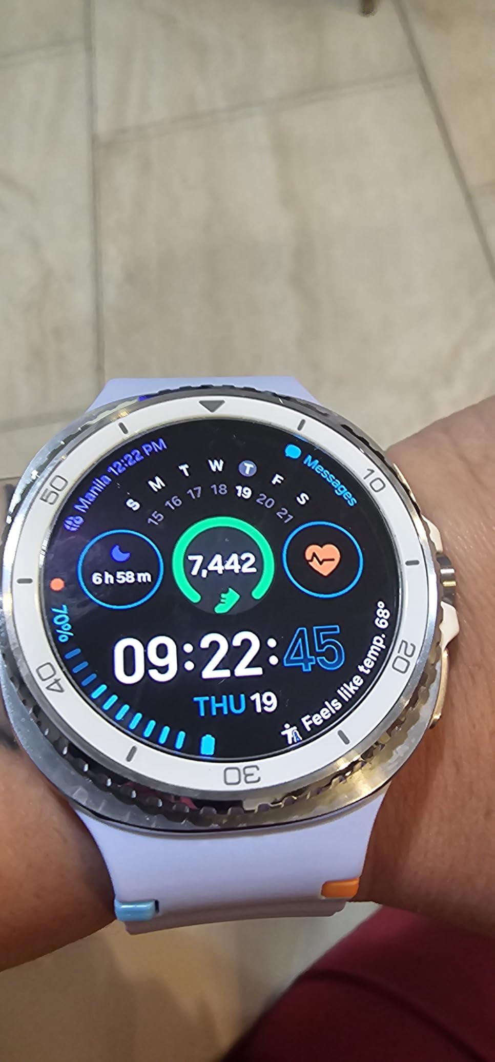 Samsung Galaxy Watch 8 Classic (2025) 46mm Bluetooth Smartwatch, Cushion Design, Rotating Bezel, Quick Button, Sleep Coaching, Running Coach, Energy Score, Black [US Version, 2 Yr Warranty] customer photo 1