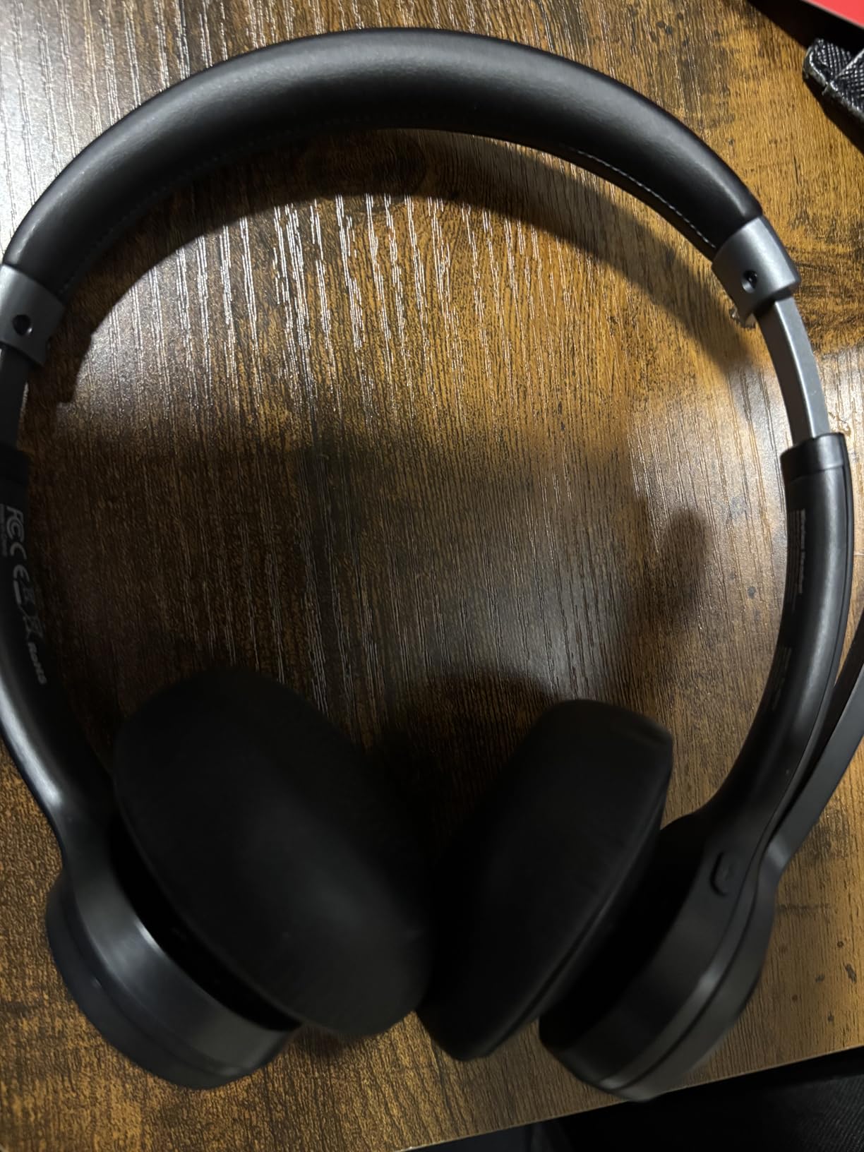 TECKNET Wireless Headset, Bluetooth Headset with Noise Cancelling Microphone - Rechargeable Bluetooth V5.2 Headphones, 50H Playtime & Mic Mute, On Ear Headphones for Trucker/Remote Work/Call Center customer photo 1