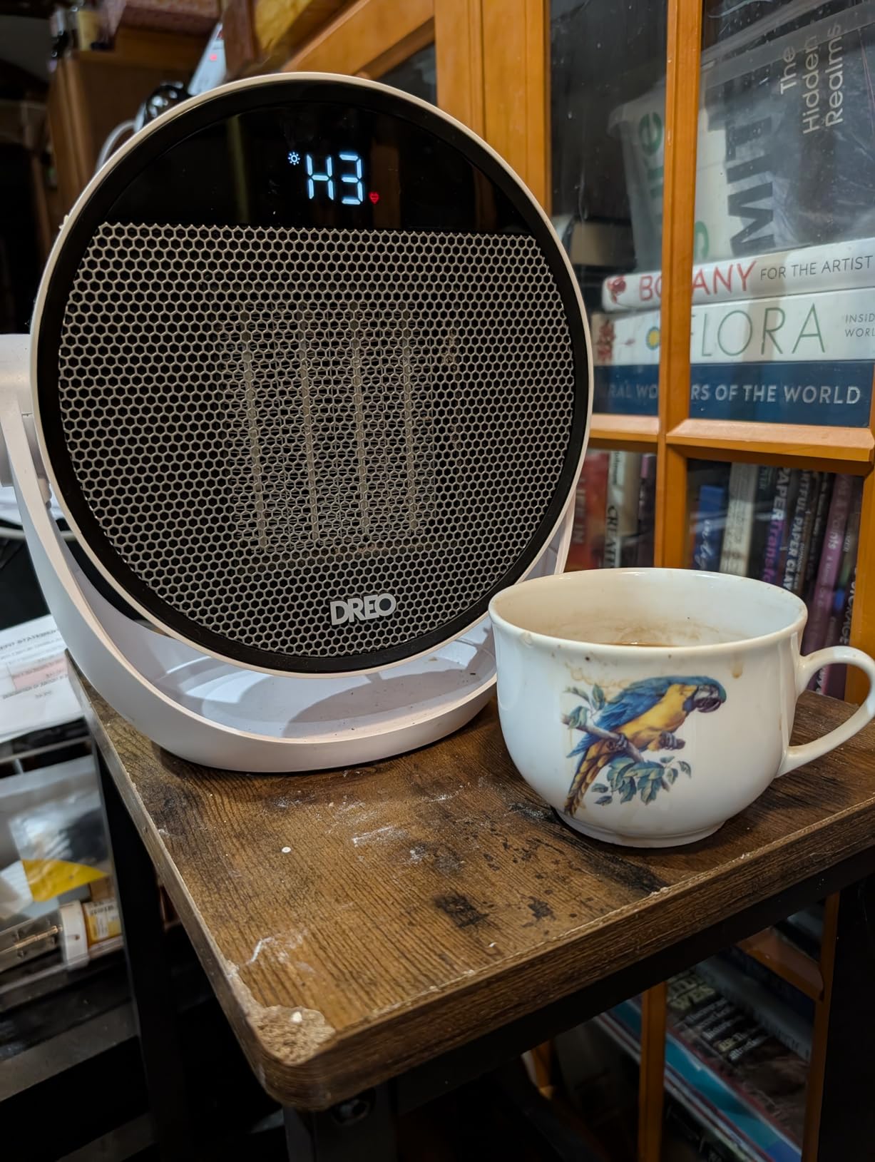 DREO Space Heater 1500W, 60° Adjustable Tilt, 10.5ft/s Portable Electric Heaters for Indoor Use with Thermostat, 8 Safety Protections, 3 Modes, Remote, Quiet Desk Heater for Bedroom, Office, Black customer photo 1