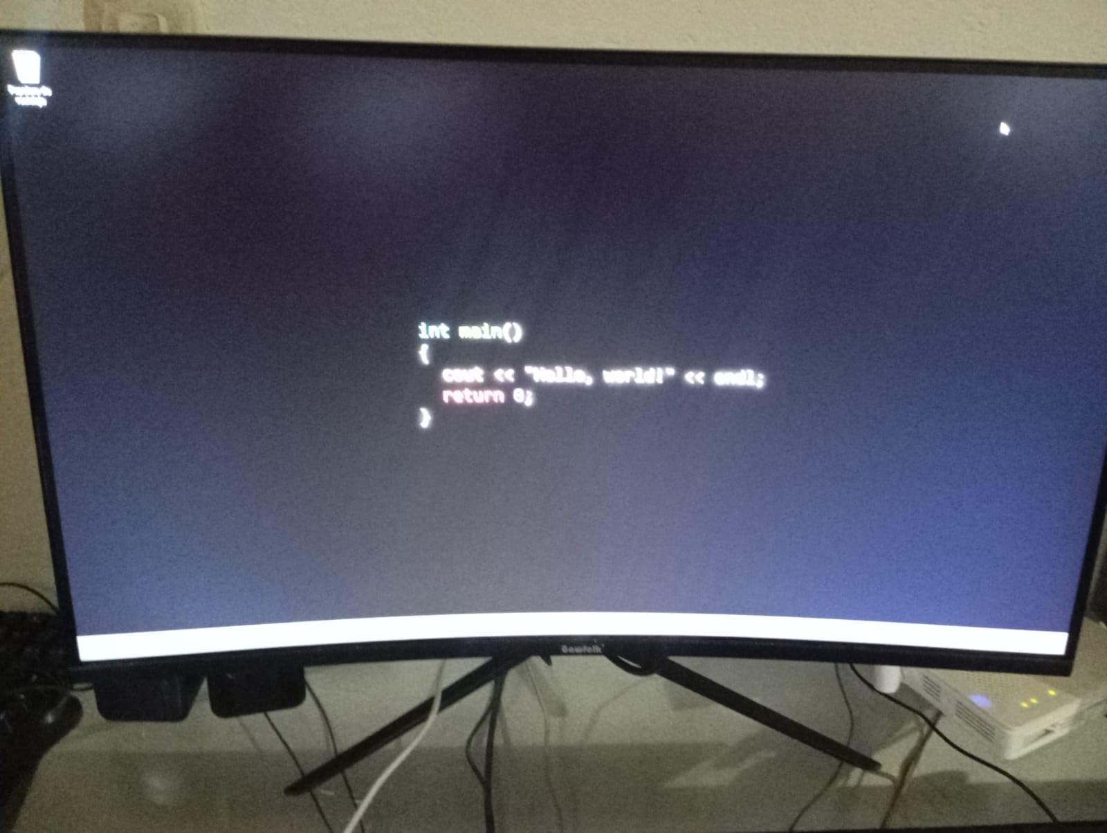 Gawfolk Gaming Monitor 34 inch IPS 120Hz, Ultrawide PC Screen 2560×1080P Ultra-Thin Zero Frame Computer Display for Home Office Business, DP, HDMI, Wall-Mounted, Black customer photo 2