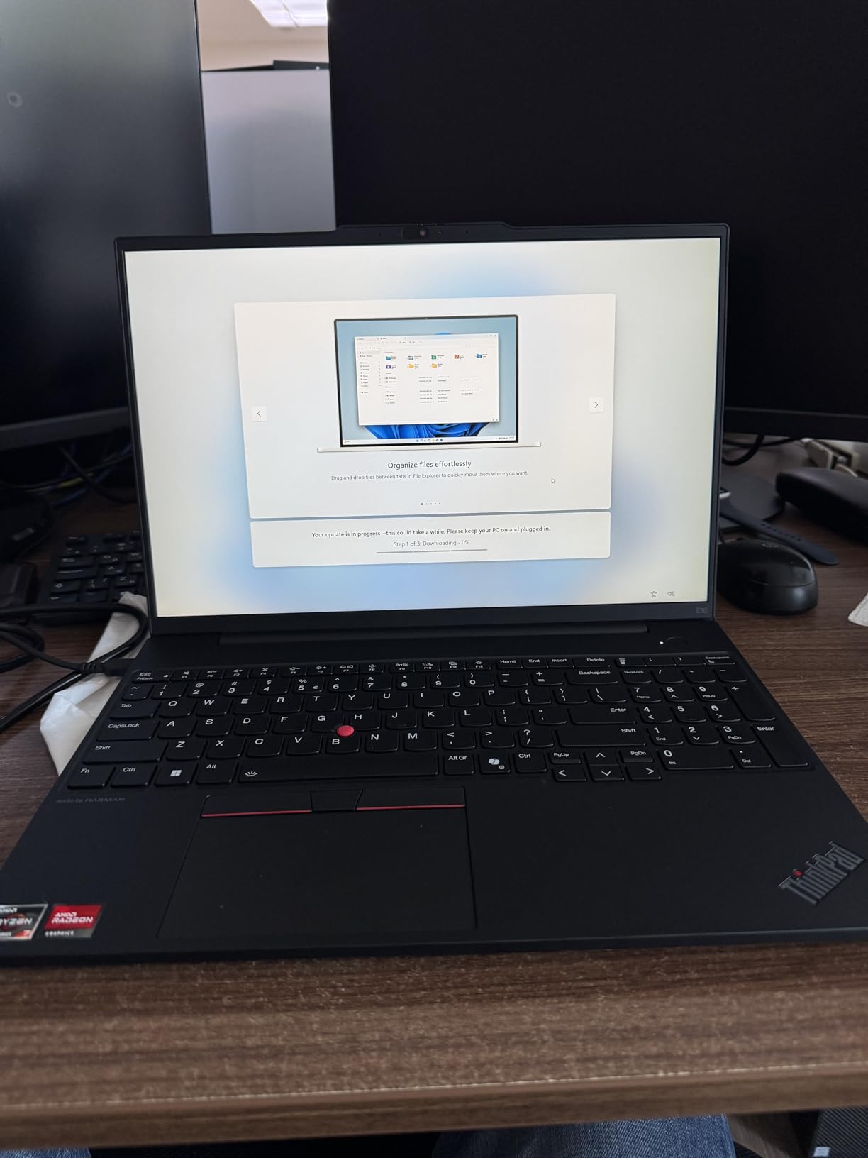 ThinkPad E16 Gen 2 Business Laptop Computer, AMD 8-Core Ryzen 7 7735HS, 16GB DDR5, 1TB PCIe SSD, 16