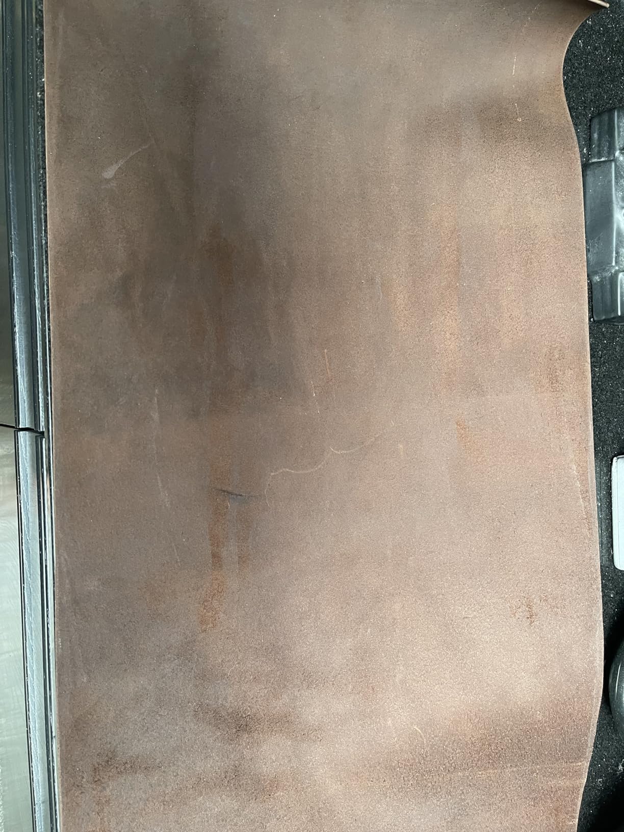 Desk Pad-Premium Full Grain Genuine Leather-Handmade with Cowhide Crazy Horse Leather-31.5x15.8in (Vintage Brown) customer photo 1