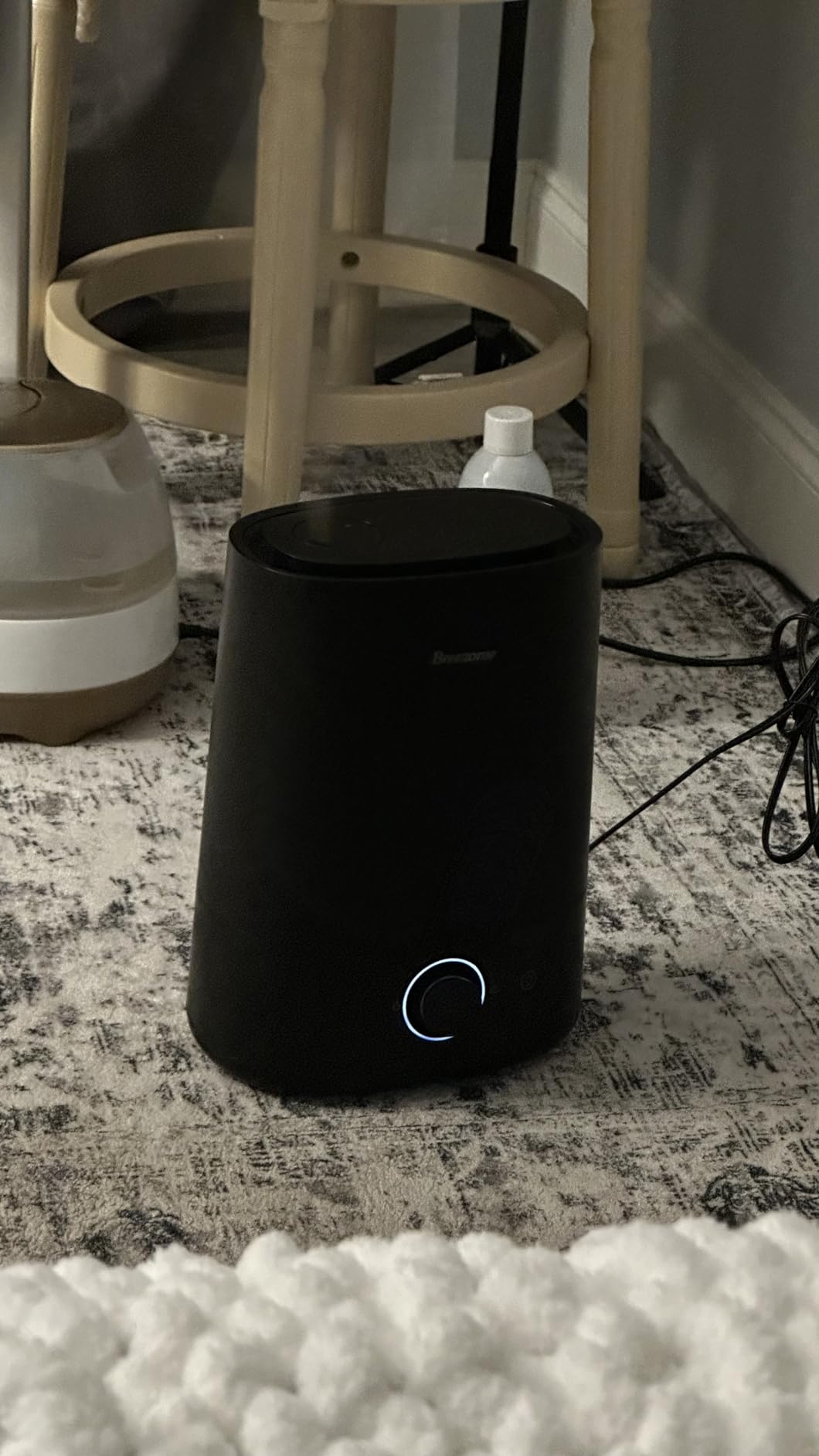 BREEZOME 5L Humidifiers for Bedroom, Ultrasonic Cool Mist Top Fill Humidifier & Essential Oil Diffuser, 360 Nozzle, Auto Shut-off, 50H Runtime customer photo 1