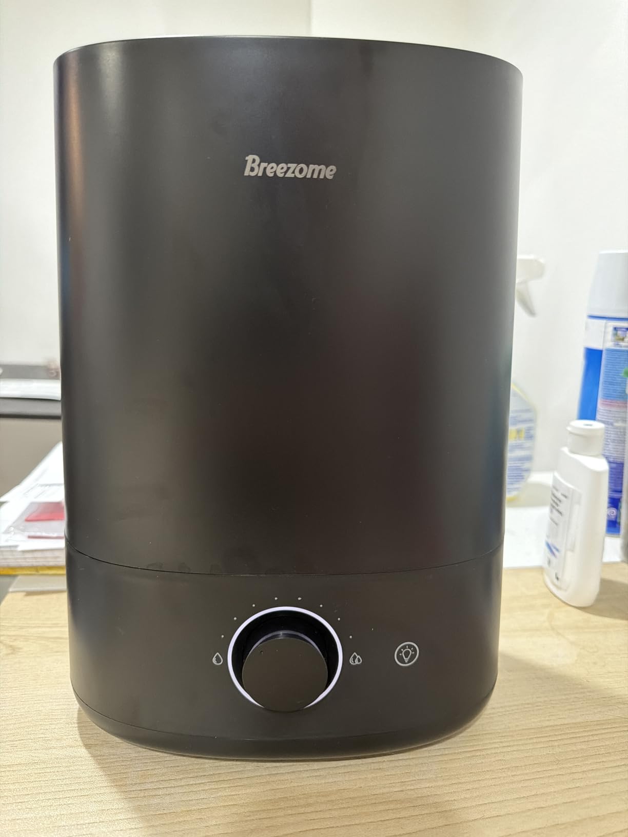BREEZOME 5L Humidifiers for Bedroom, Ultrasonic Cool Mist Top Fill Humidifier & Essential Oil Diffuser, 360 Nozzle, Auto Shut-off, 50H Runtime customer photo 2