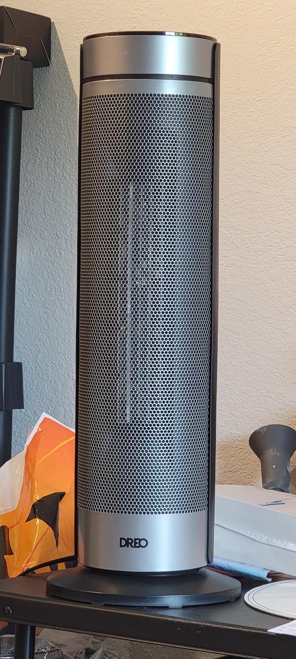 DREO Space Heater for Large Room, 23 Inch Electric Heaters for Indoor Use, 8 Safe Protection Tower, 70° Oscillation, PTC Ceramic with Thermostat and Remote, Quiet, 12H Timer, Bedroom, Office customer photo 2