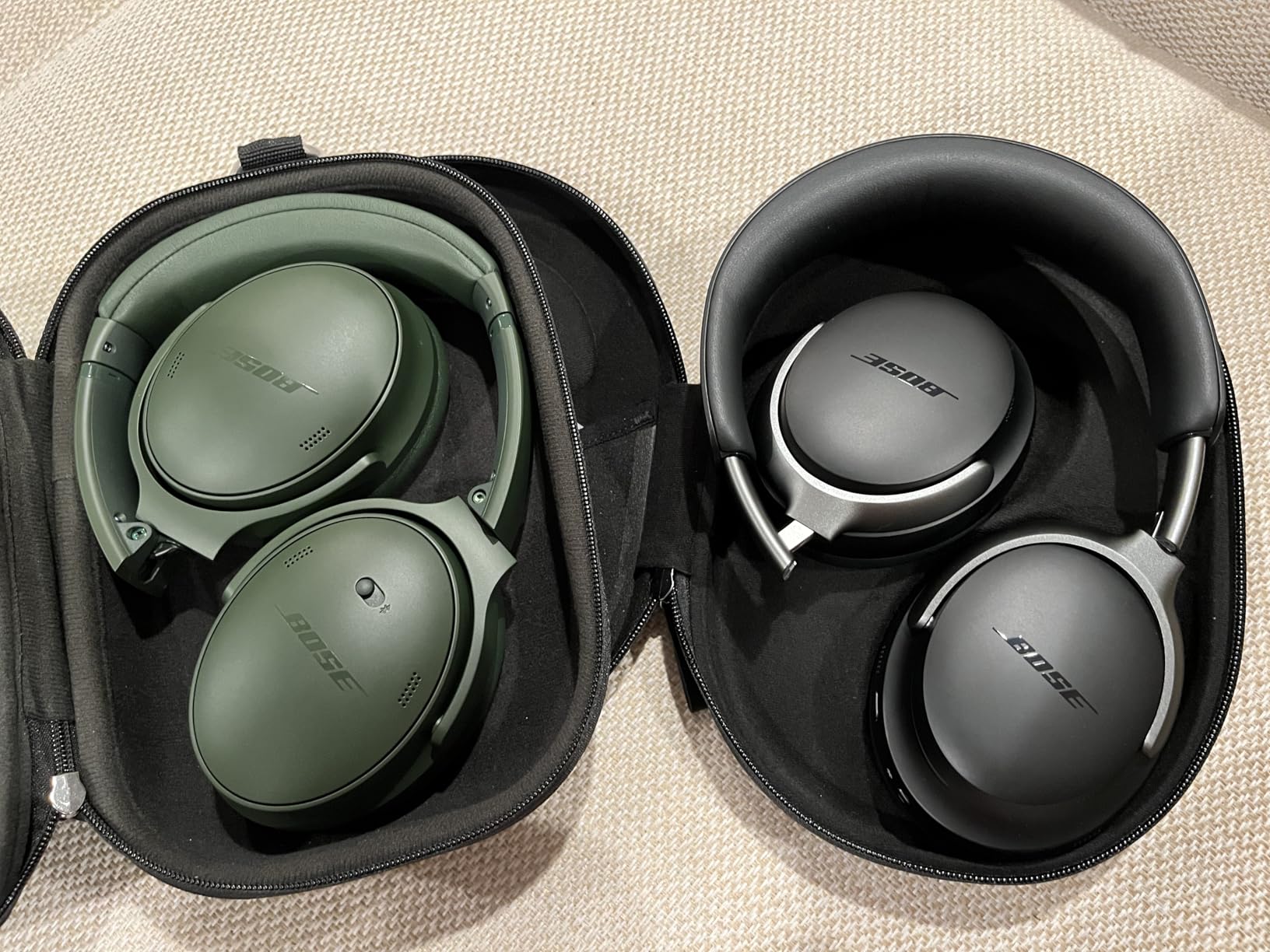 Bose QuietComfort Headphones - Wireless Bluetooth Headphones, Active Over Ear Noise Cancelling and Mic, USB-C Charging, Deep Bass, Up to 24 Hours of Playtime, Moonlight Grey - Limited Edition Color customer photo 1