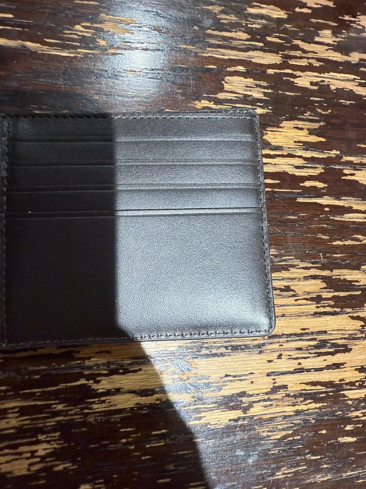 Full-Grain Leather Wallet for Men, Minimalist Slim Mens Bifold RFID Blocking Wallet with Cash Pocket, 8 Card Slots (Dark Brown) customer photo 1