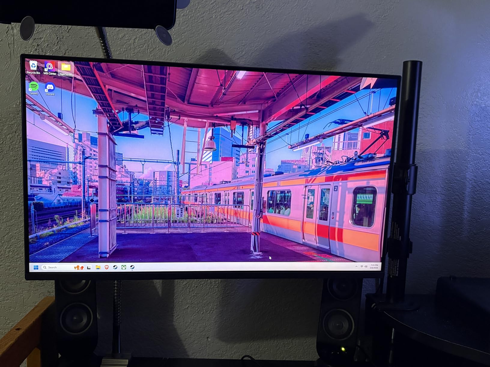 LG 24G411A-B 24-inch Ultragear Full HD (1920 x 1080) IPS Gaming Monitor, 144Hz (O/C), 1ms MBR, NVIDIA G-Sync Compatible, AMD FreeSync, HDR10, HDMI, DisplayPort, Slim Stand, Black customer photo 2