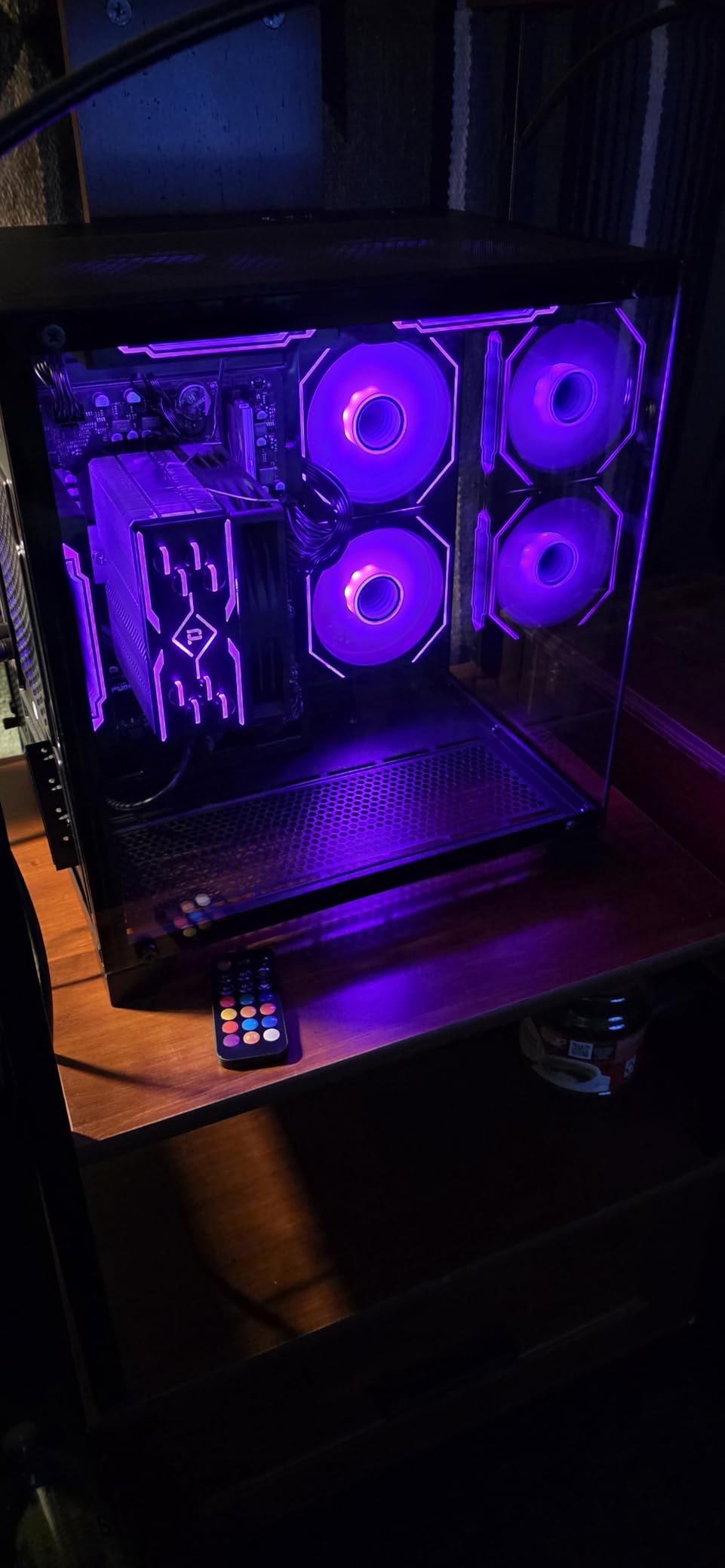 ALCPOK Gaming PC Desktop, AMD Ryzen 7 5700G 3.8GHz, 16GB DDR4 3200MHz RAM, 1TB NVMe SSD, 550W Bronze Power Supply, ARGB Fans,Tower Computer for Office,Light Gaming,Photo Editing customer photo 1