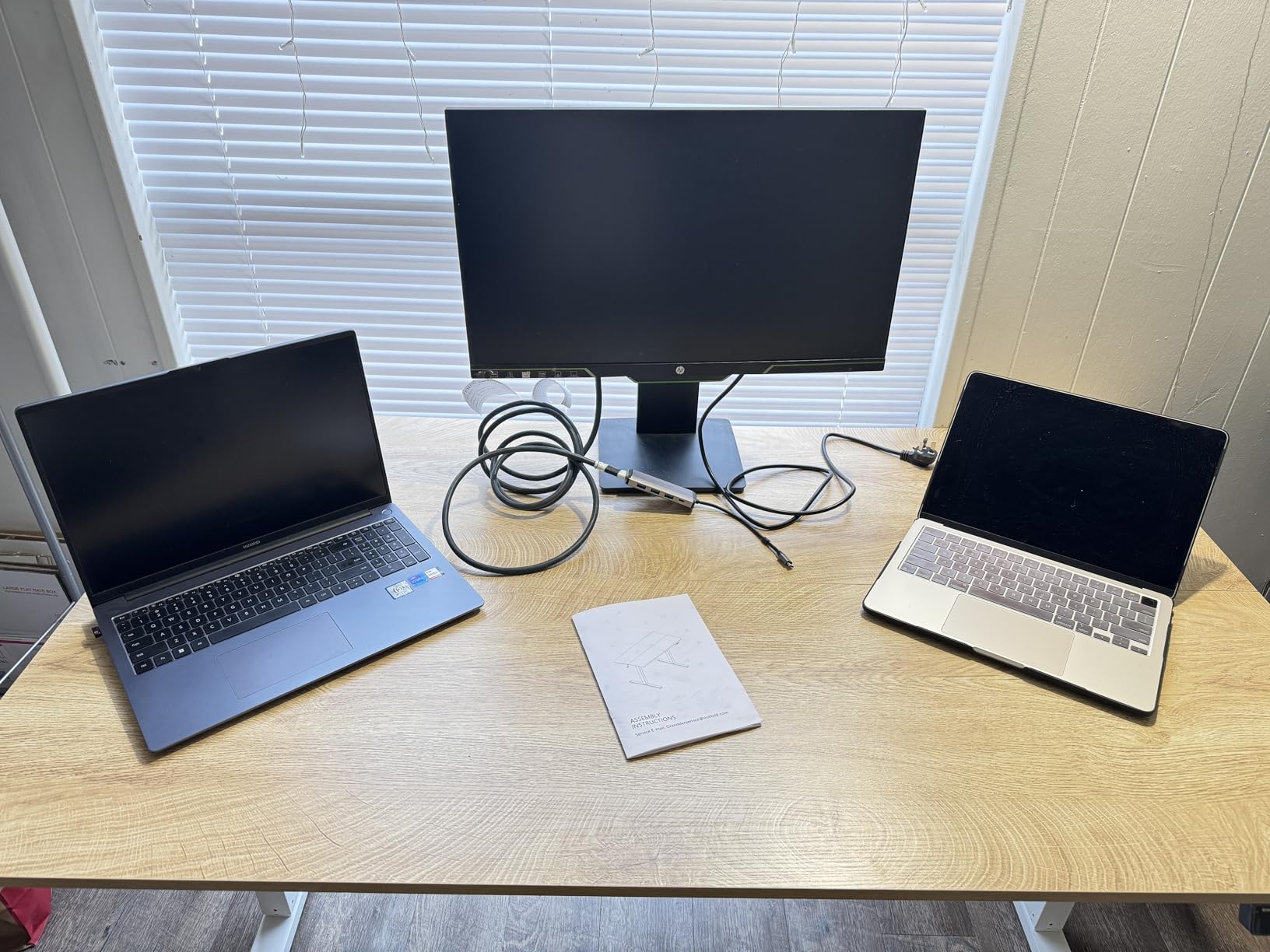 Grandder 55x32 Large Electric Standing Desk, Height Adjustable Computer Desk with 2 Memory Presets, 31.5