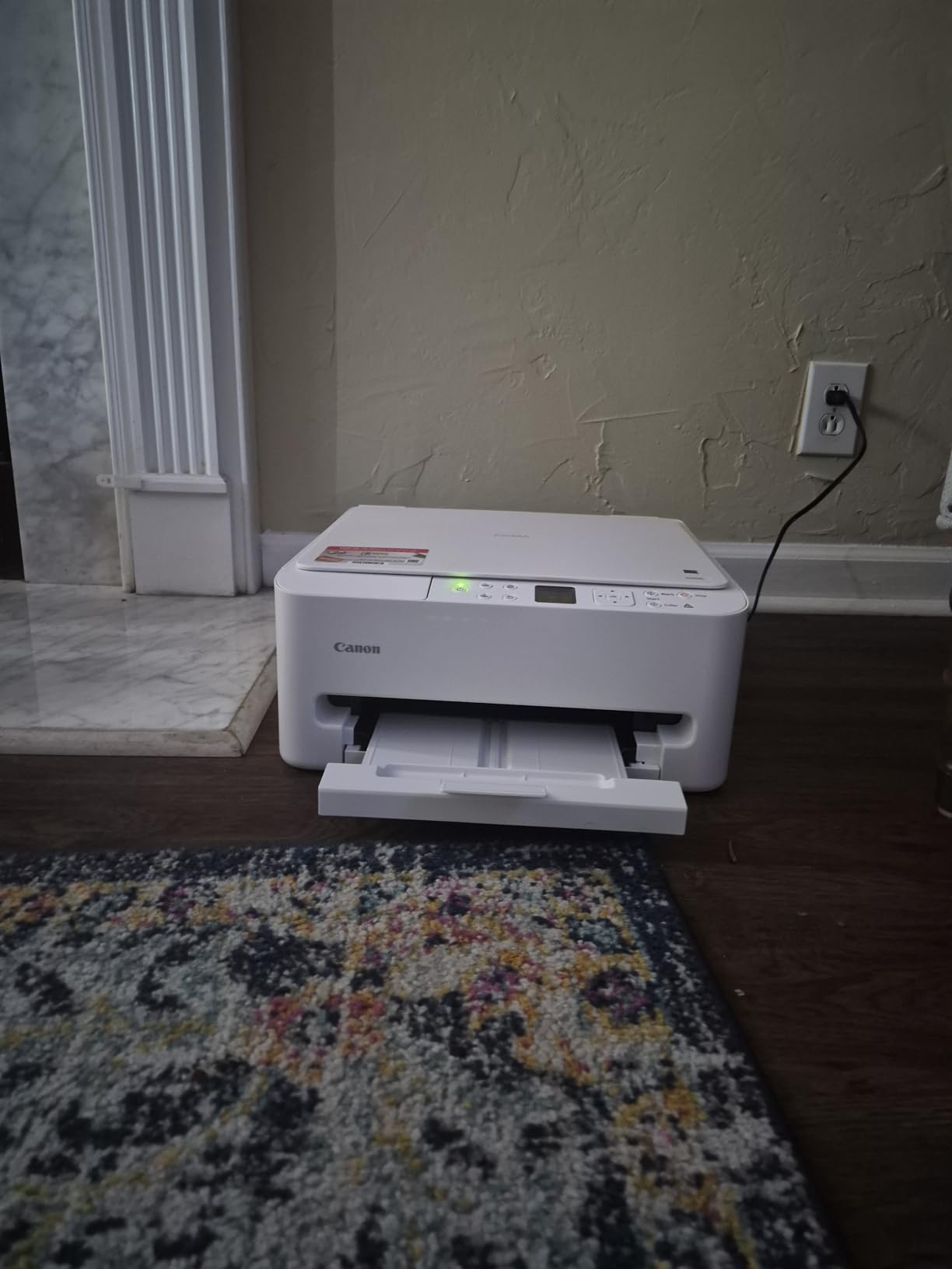 Canon PIXMA TS6520 Wireless Color Inkjet Printer Duplex Printing, White - Home Printer with Copier/Scanner, 1.42