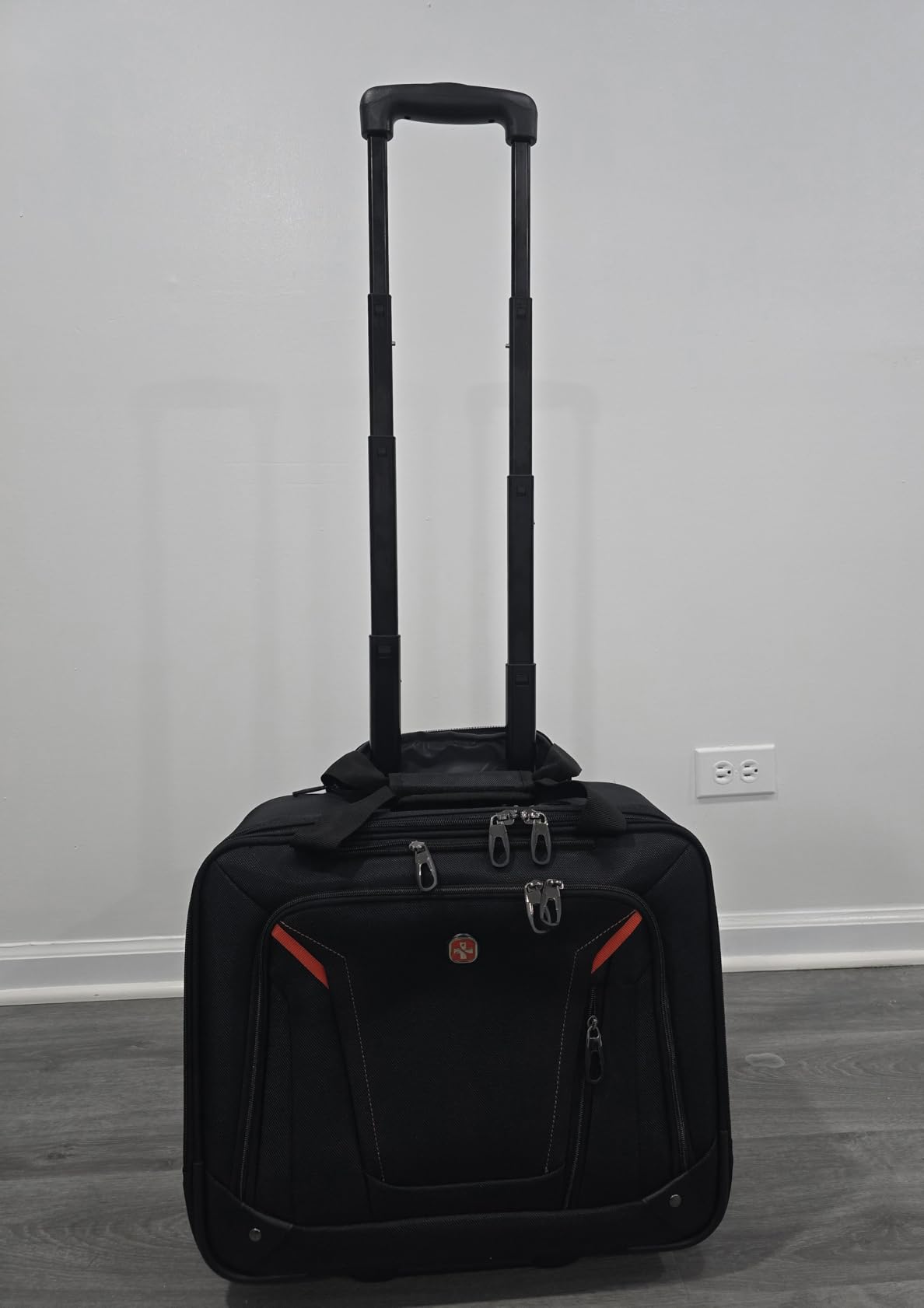 star cloud Rigid Frame Rolling Laptop Bag 18x14x8 inch, Water-Resistant Rolling Briefcase with Wheels, Business Travel Computer Bag, Underseat Carry on Luggage for Men & Women customer photo 2