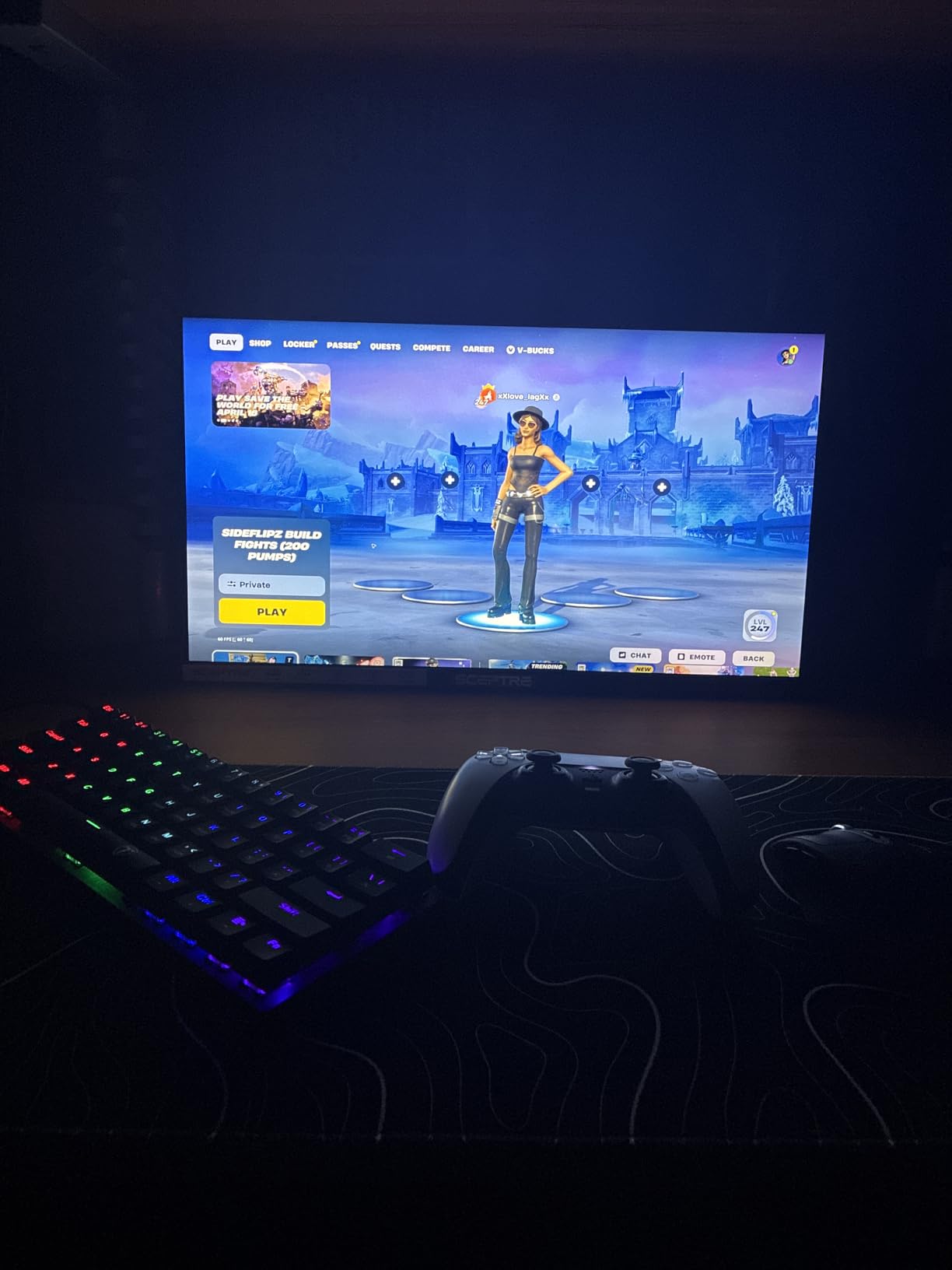 Sceptre New 22-Inch Gaming Monitor, FHD 1080p, Up to 144Hz, HDMI, DisplayPort, Built-in Speakers, Machine Black (E225W-FW144 Series, 2026) customer photo 2