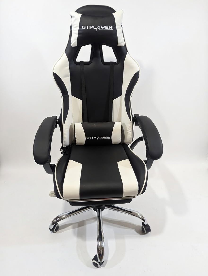 GTPLAYER Gaming Chair Computer Chair with Footrest and Lumbar Support customer photo 1