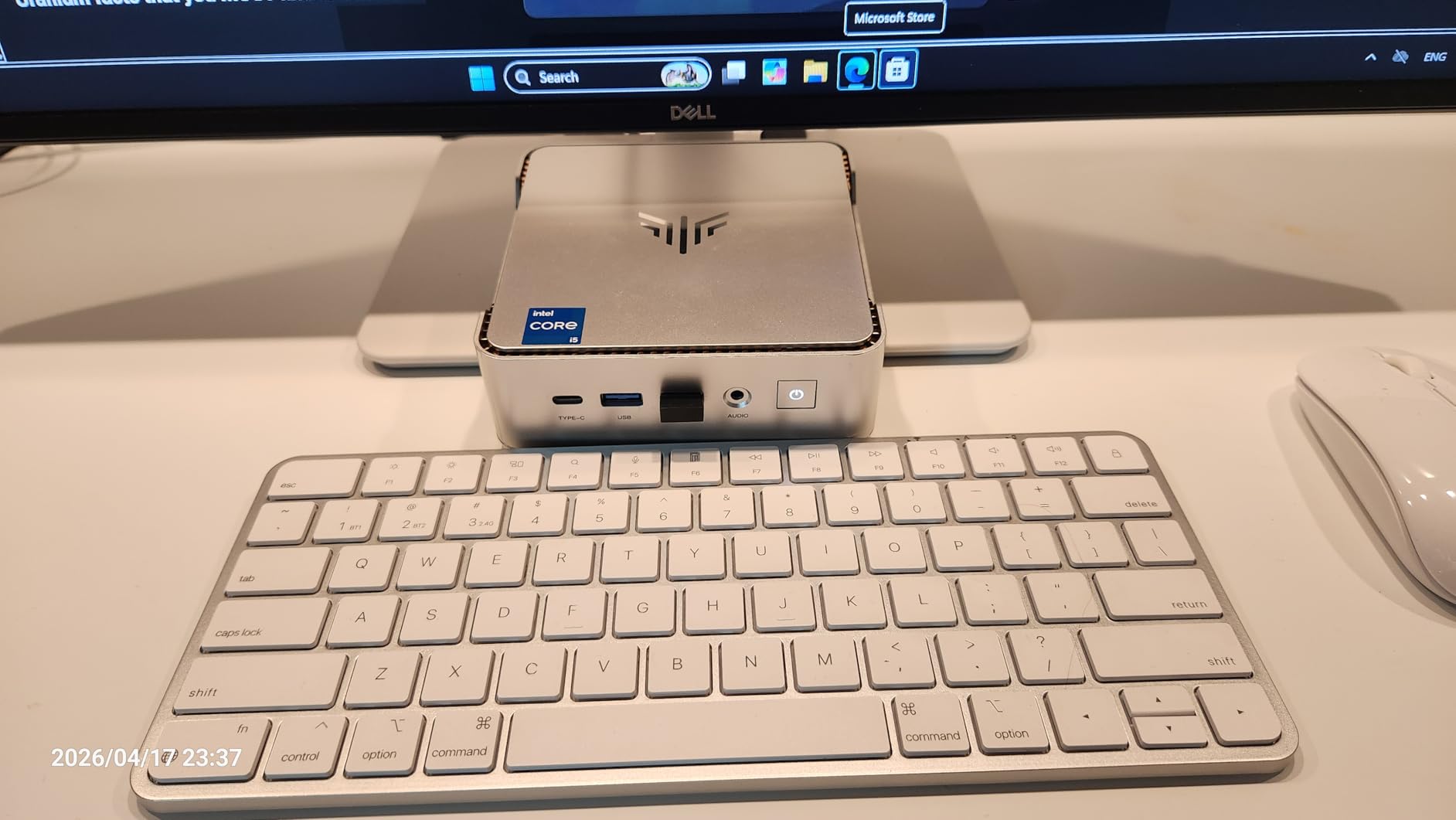 KAMRUI Hyper H2 Mini PC Windows 11 Pro, Intel Core 14450HX (Beats i7-1195G7/12700H), 16GB RAM 512GB PCIe4.0 SSD, Triple 4K, HDMI, DP, USB-C, Ethernet, Mini Desktop Computer for Office, Business customer photo 1