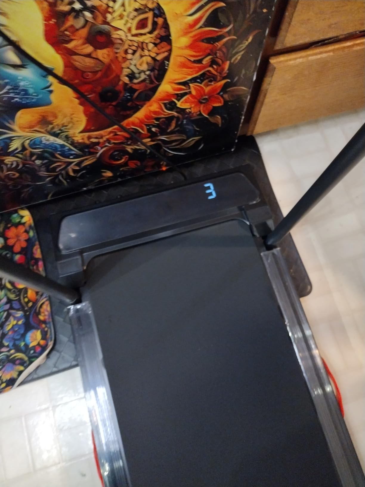 KASSADIN Walking Pad with Handle Bar, 2026 Upgrade Portable Small Treadmill with Handles for Home Small, 3.0HP Under Desk Walking Pad Treadmill with Incline, 0.6-7.6MPH, 350LBS customer photo 2