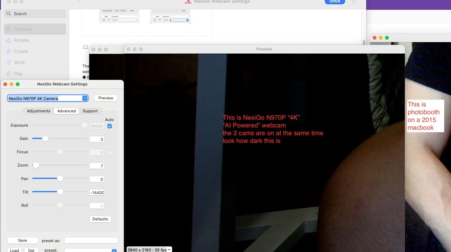 NexiGo N680E Pro 4K Webcam with Ring Light, PDAF Autofocus, 1080p 60FPS, Dual Noise-Canceling Mics, Privacy Shutter customer photo 1