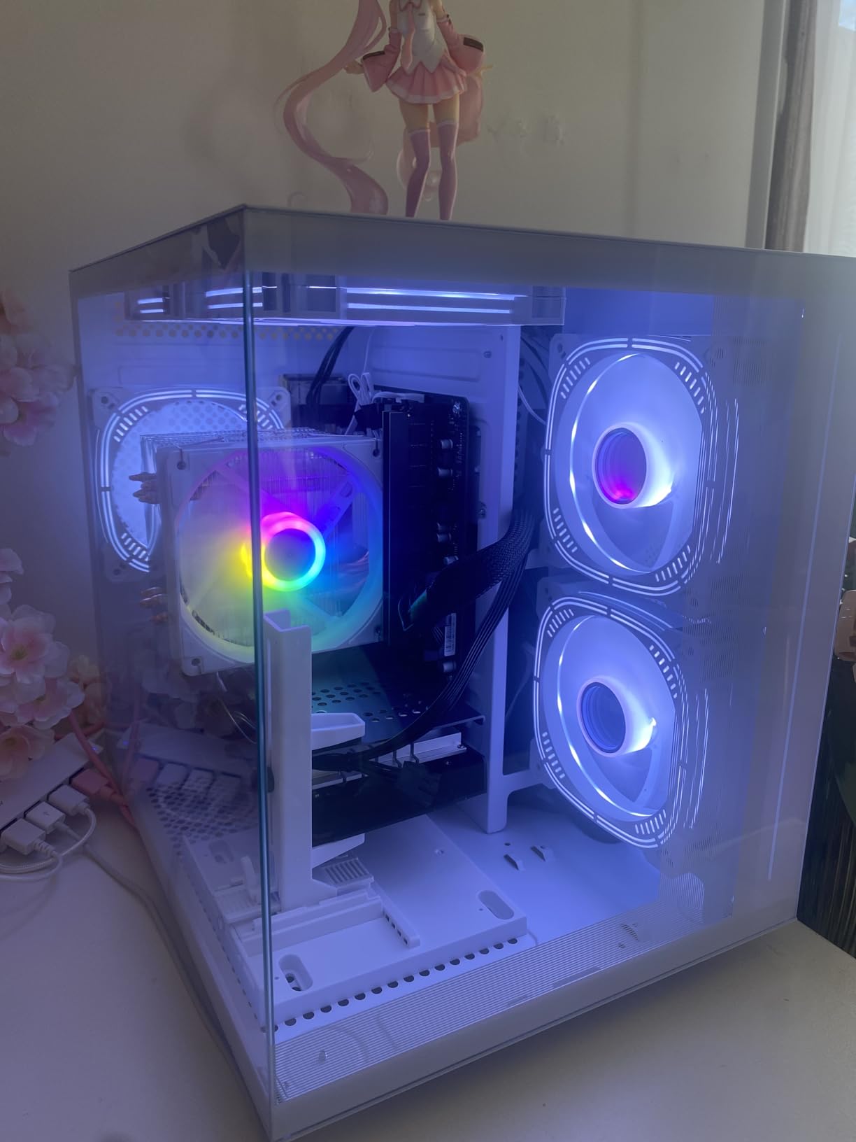 suevery Prebuilt Gaming PC, Ryzen 5 6-Core 3.6GHz Up to 4.1GHz | 16GB DDR4 RAM | 512G SSD | RX 560 4G Graphics Card | Wi-Fi 6, Gamer Desktop Computer Tower for Home Office, Black customer photo 2