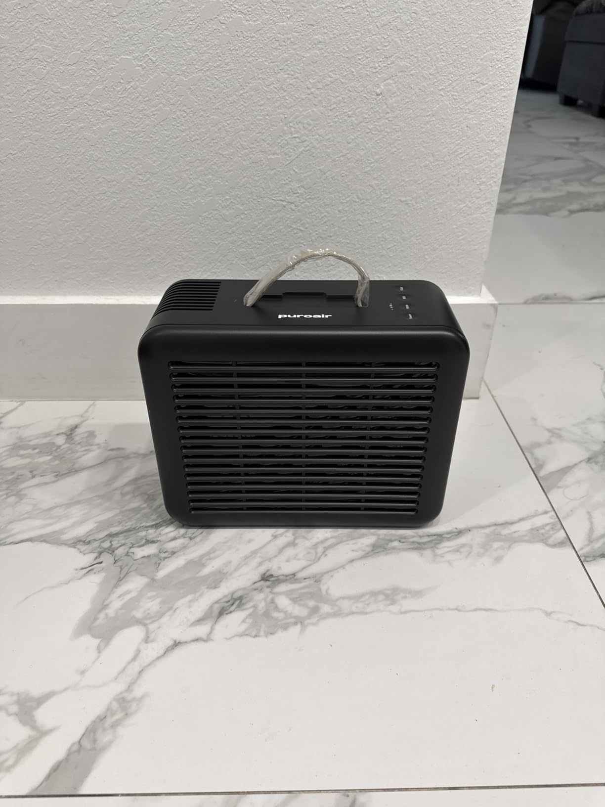 PuroAir Air Purifier 100i Smart HEPA Air Purifiers for Home Pets - Portable Small Air Purifier Filters up to 550 Feet² of Pollutants, Smoke, Pollen, Dust - Room Air Purifiers for Bedroom, Baby, Office customer photo 1