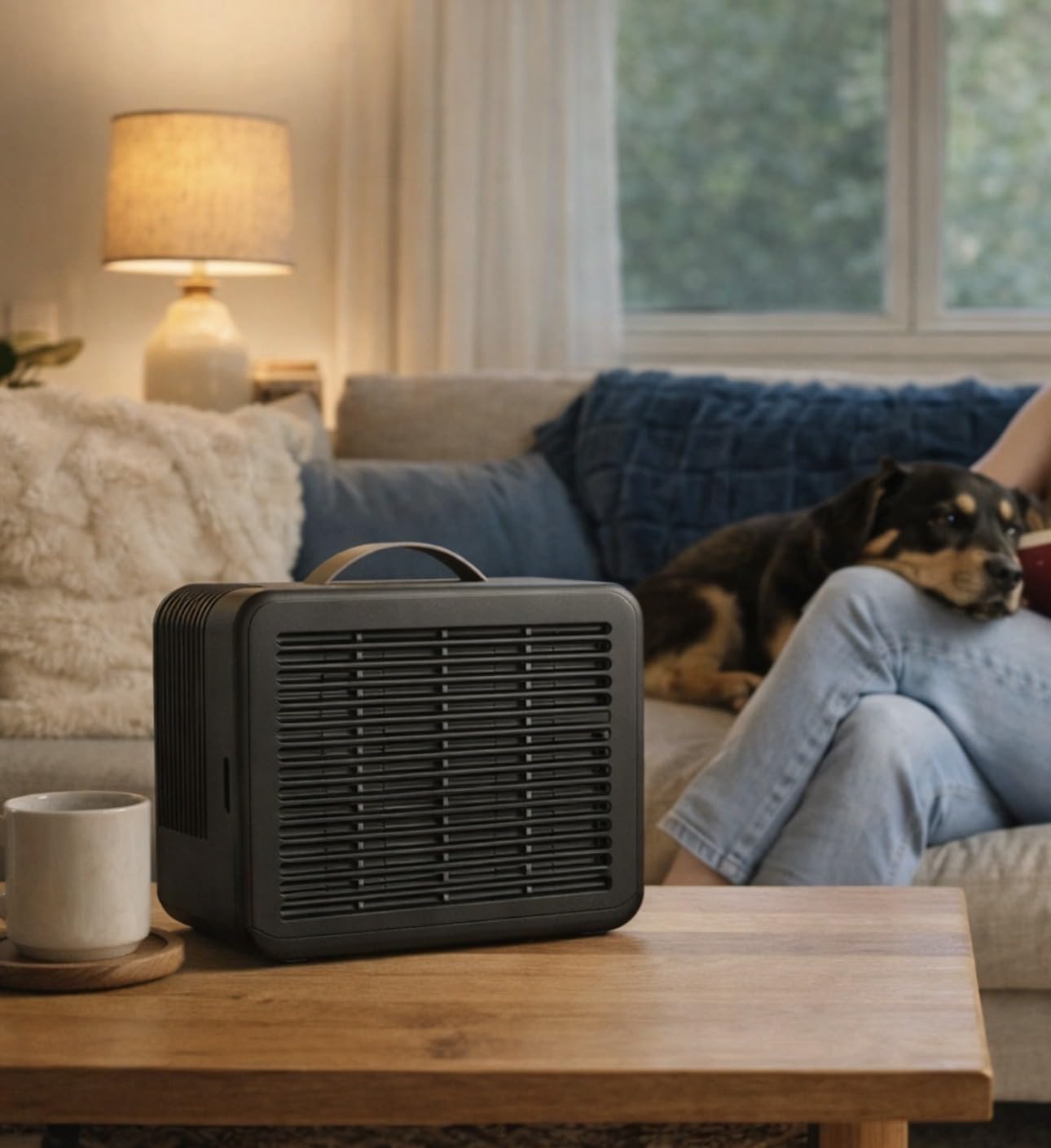 PuroAir Air Purifier 100i Smart HEPA Air Purifiers for Home Pets - Portable Small Air Purifier Filters up to 550 Feet² of Pollutants, Smoke, Pollen, Dust - Room Air Purifiers for Bedroom, Baby, Office customer photo 2