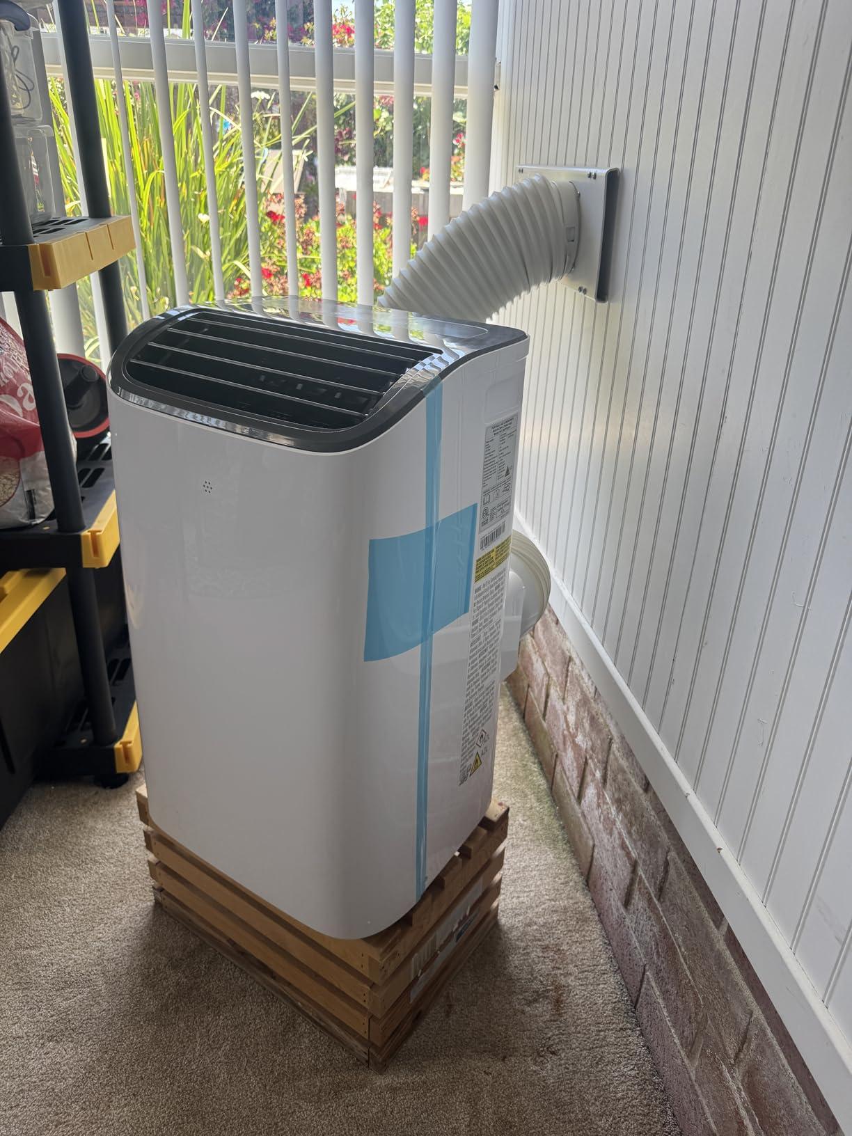 Energlow 8000 BTU Portable Air Conditioner, 5-in-1 Cools 350 Sq.Ft, Quiet AC Unit with Fan & Dehumidifier, LED Display, Remote, 24H Timer, Window Kit, for Bedroom/Office/Dorms/Apartment customer photo 1