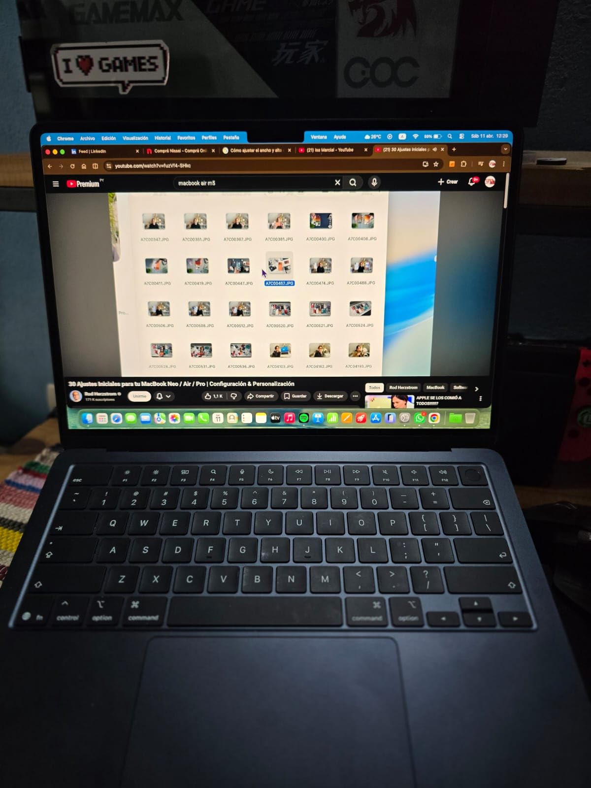 2026 MacBook Air 13-inch Laptop with M5 chip: Built for AI, 13.6-inch Liquid Retina Display, 16GB Unified Memory, 512GB SSD, 12MP Center Stage Camera, Touch ID, Wi-Fi 7; Midnight customer photo 1