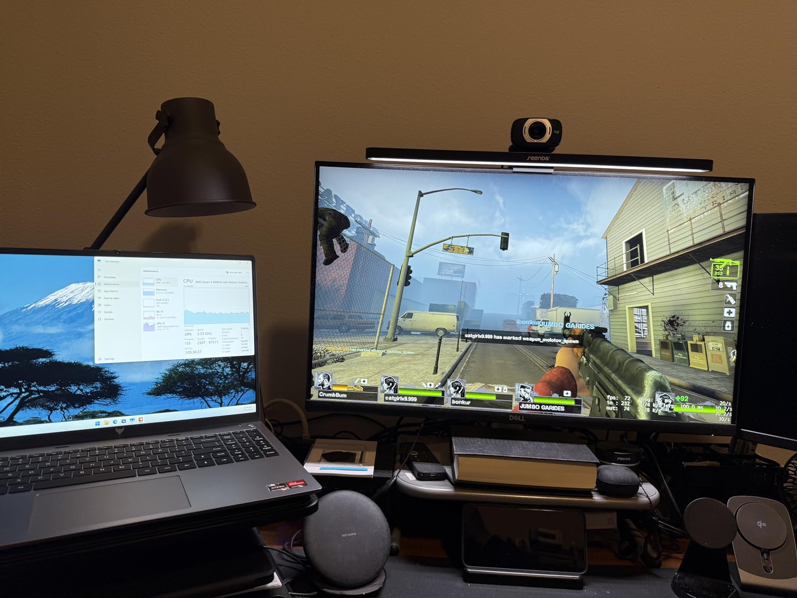 KAIGERR 2026 New Light Gaming Laptop, 15.6inch Laptop Computer with AMD Ryzen 7 7730U(8C/16T, Up to 4.5GHz), 16GB RAM 512GB NVMe SSD Windows 11 Laptop, Radeon RX Vega 8 Graphics,WiFi 6 customer photo 2