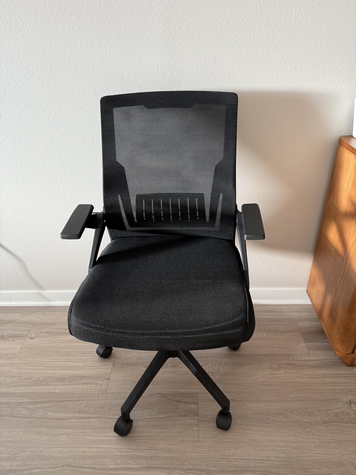GTPLAYER Ergonomic Office Chair with Flip-up Armrests Executive Computer Chair for Home Office, Breathable Mesh & Comfy Lumbar Support customer photo 1