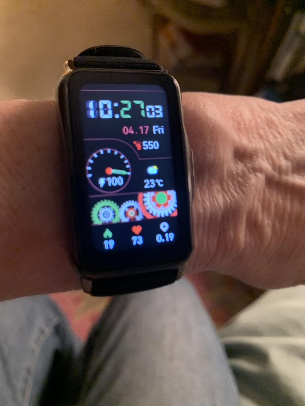 Smart Watch Health Fitness Tracker with 24/7 Heart Rate, Blood Oxygen Blood Pressure Sleep Monitor, 115 Sports Modes, Step Calorie Counter Pedometer IP68 Waterproof for Android and iPhone Women Men customer photo 1