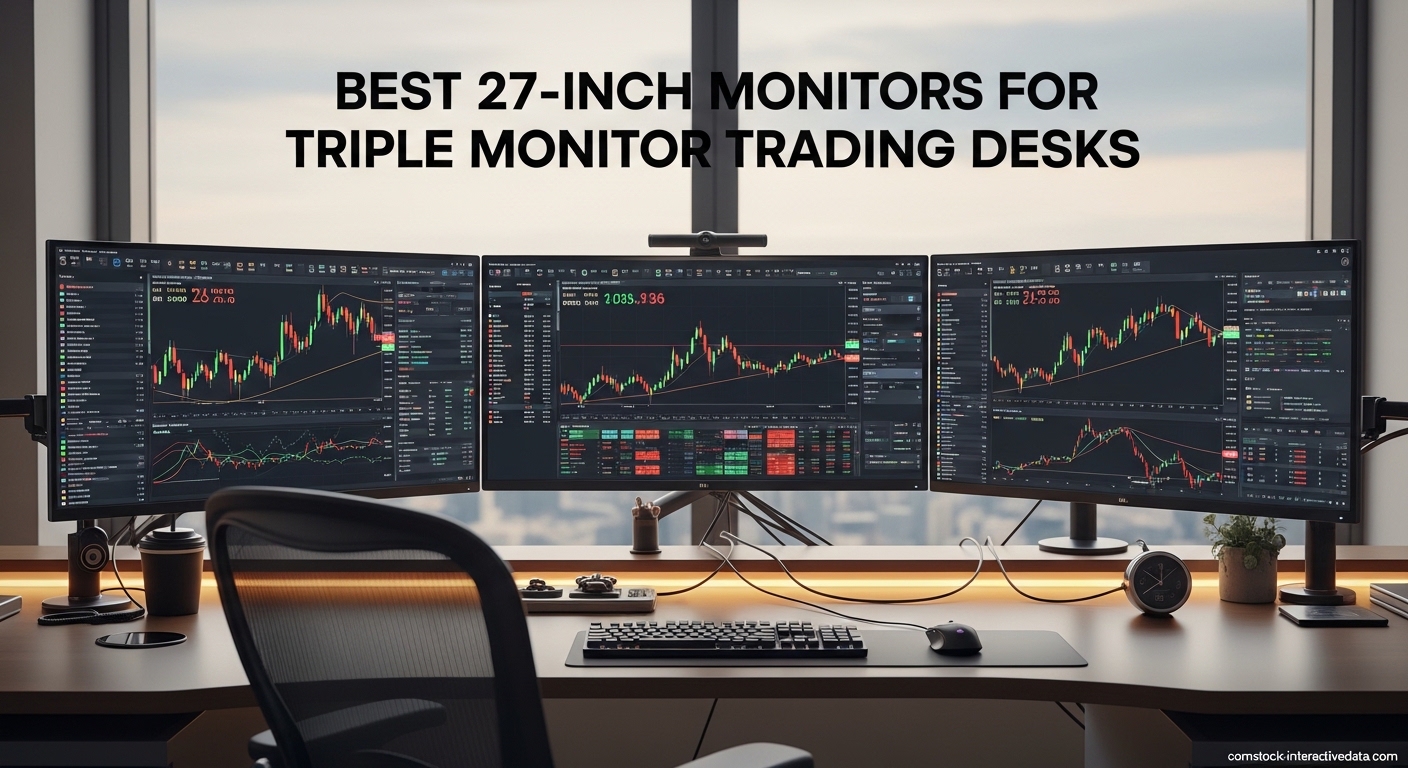 Best 27-Inch Monitors for Triple Monitor Trading Desks