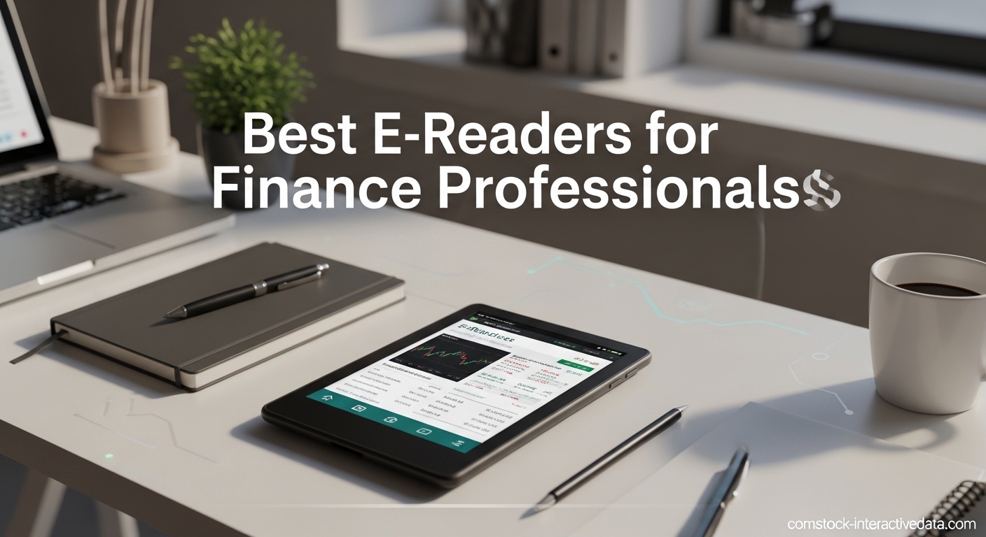 Best E-Readers for Finance Professionals