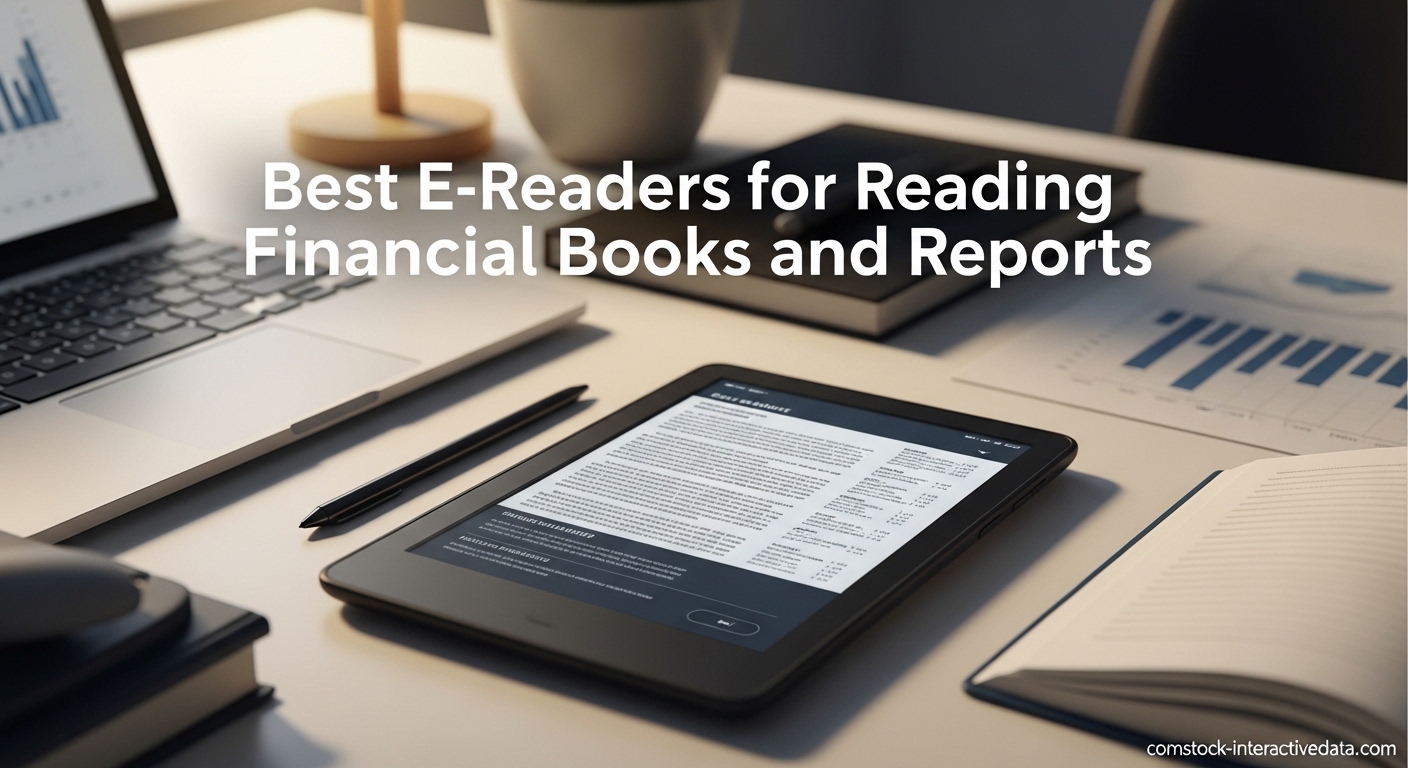 Best E-Readers for Reading Financial Books and Reports