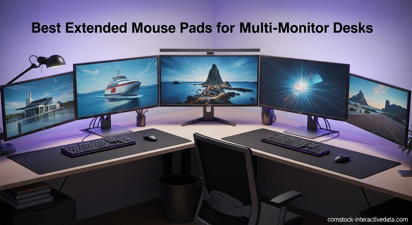 Best Extended Mouse Pads for Multi-Monitor Desks