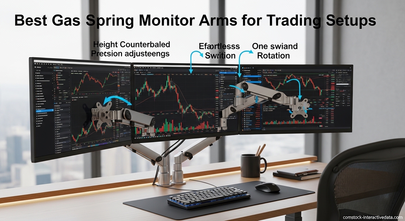 Best Gas Spring Monitor Arms for Trading Setups
