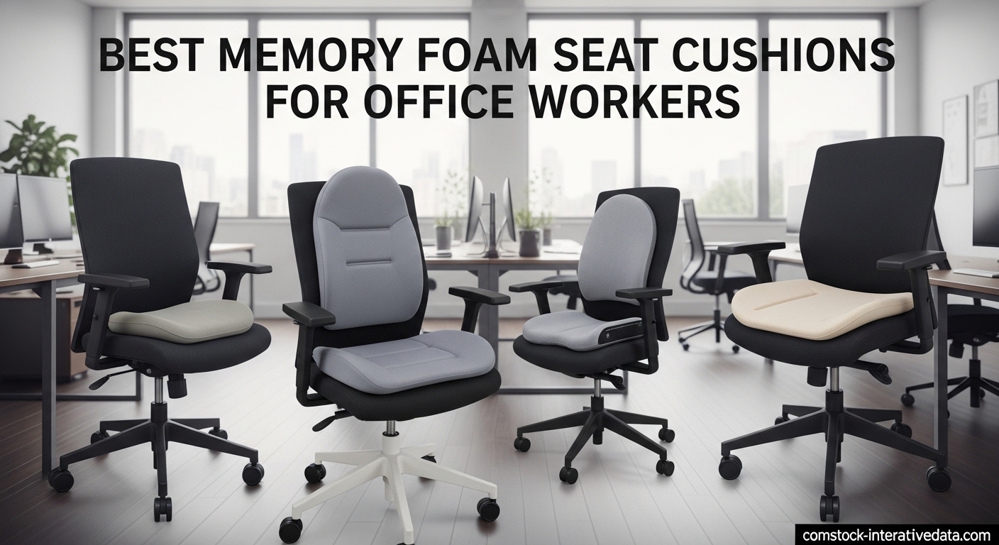 Best Memory Foam Seat Cushions for Office Workers