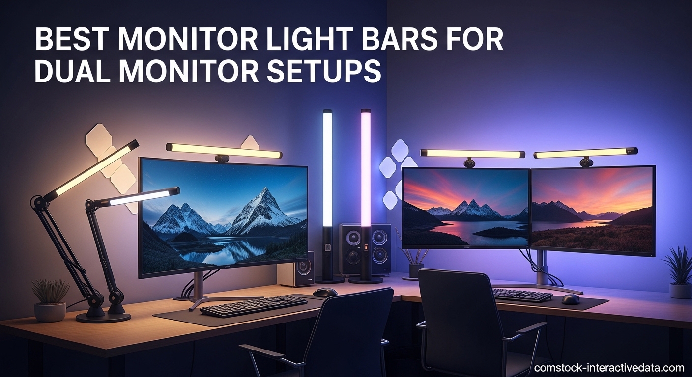 Best Monitor Light Bars for Dual Monitor Setups