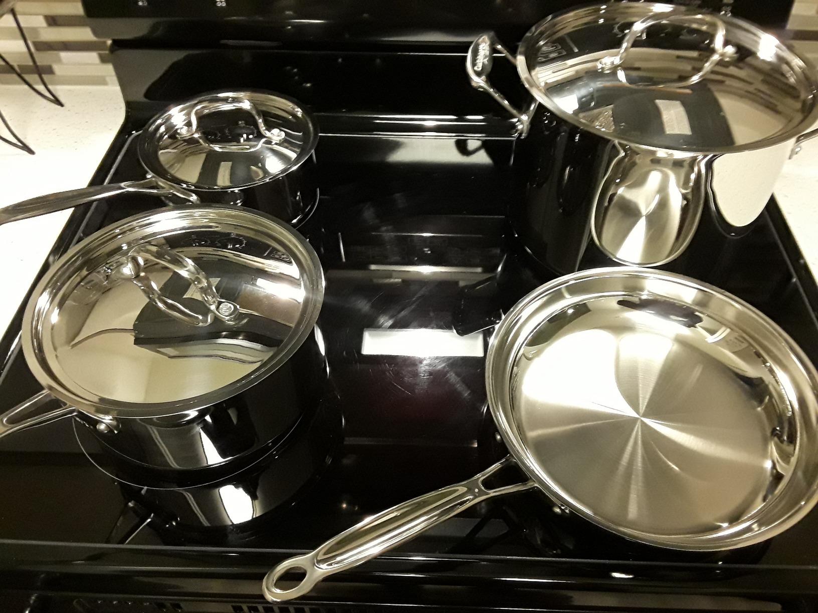 Cuisinart 7-Piece Stainless Steel Pots and Pans Set, Cookware Set Compatible with Induction, Electric, Gas Cooktops, Aluminum Core for Quick Even Heat, Cool Grip Handles, Dishwasher Safe, Oven Safe customer photo 1