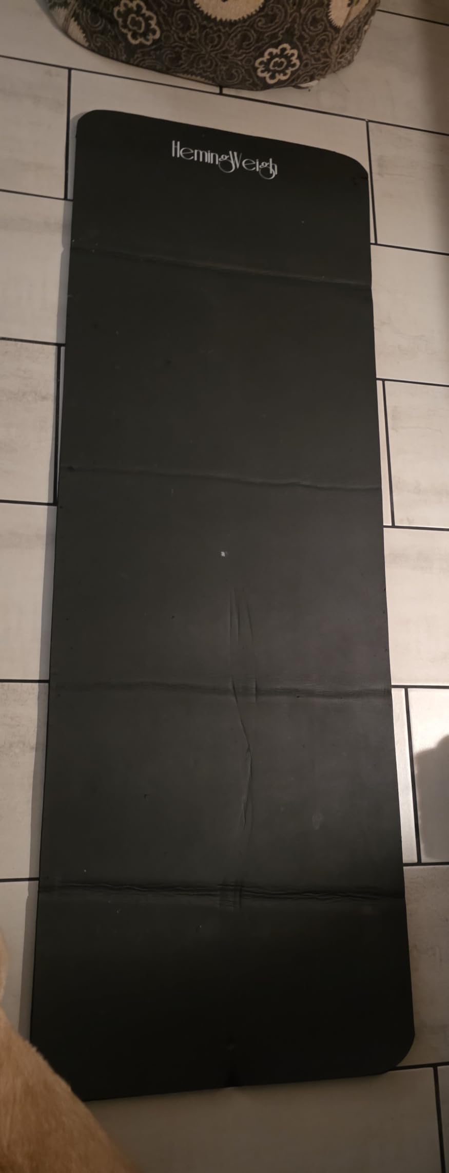 HemingWeigh 1 Inch Extra Thick Non Slip Yoga Mat - Exercise Mats for Home Workouts (70