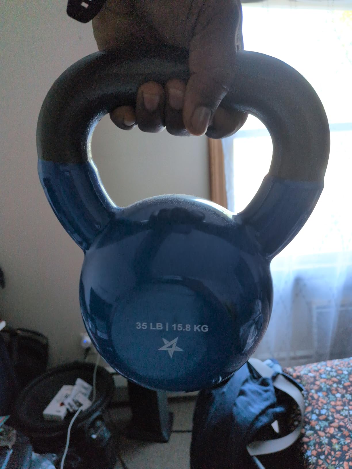 Yes4All Vinyl Coated Cast Iron Kettlebell 5-100 LB customer photo 1