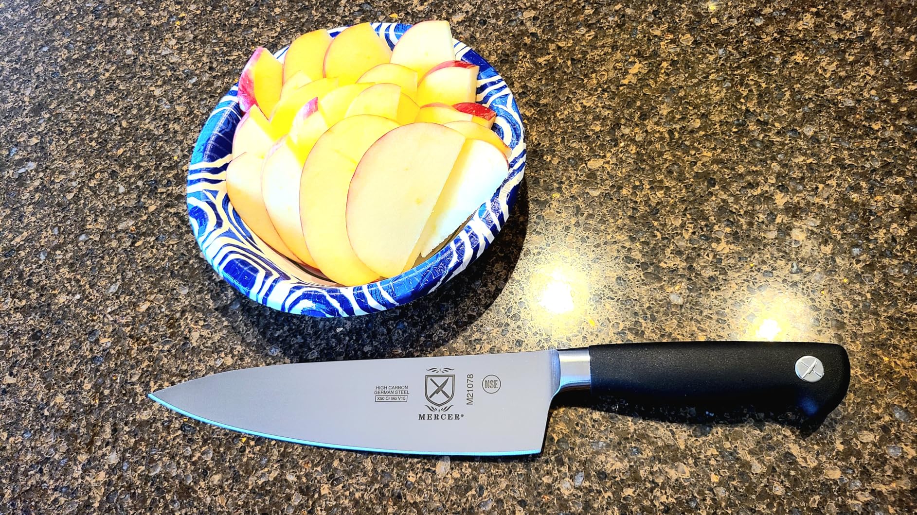 Mercer Culinary M21078 Genesis 8-Inch Short Bolster Chef's Knife,Black customer photo 1